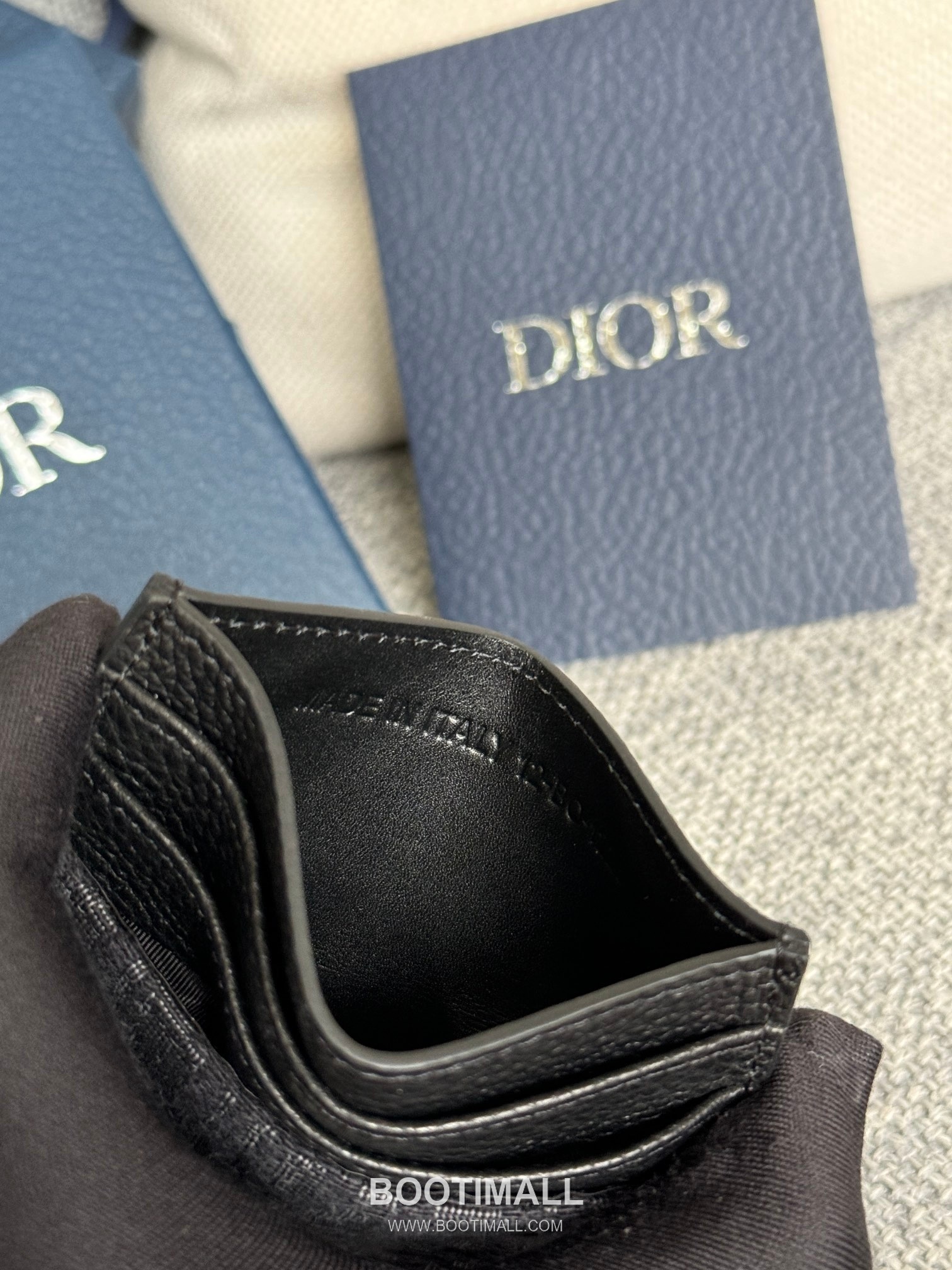 Dior Dior Gravity Card Holder Gunmetal Jacquard 디올 디올 그라비티 카드홀더 건메탈 자카드 10cm 7
