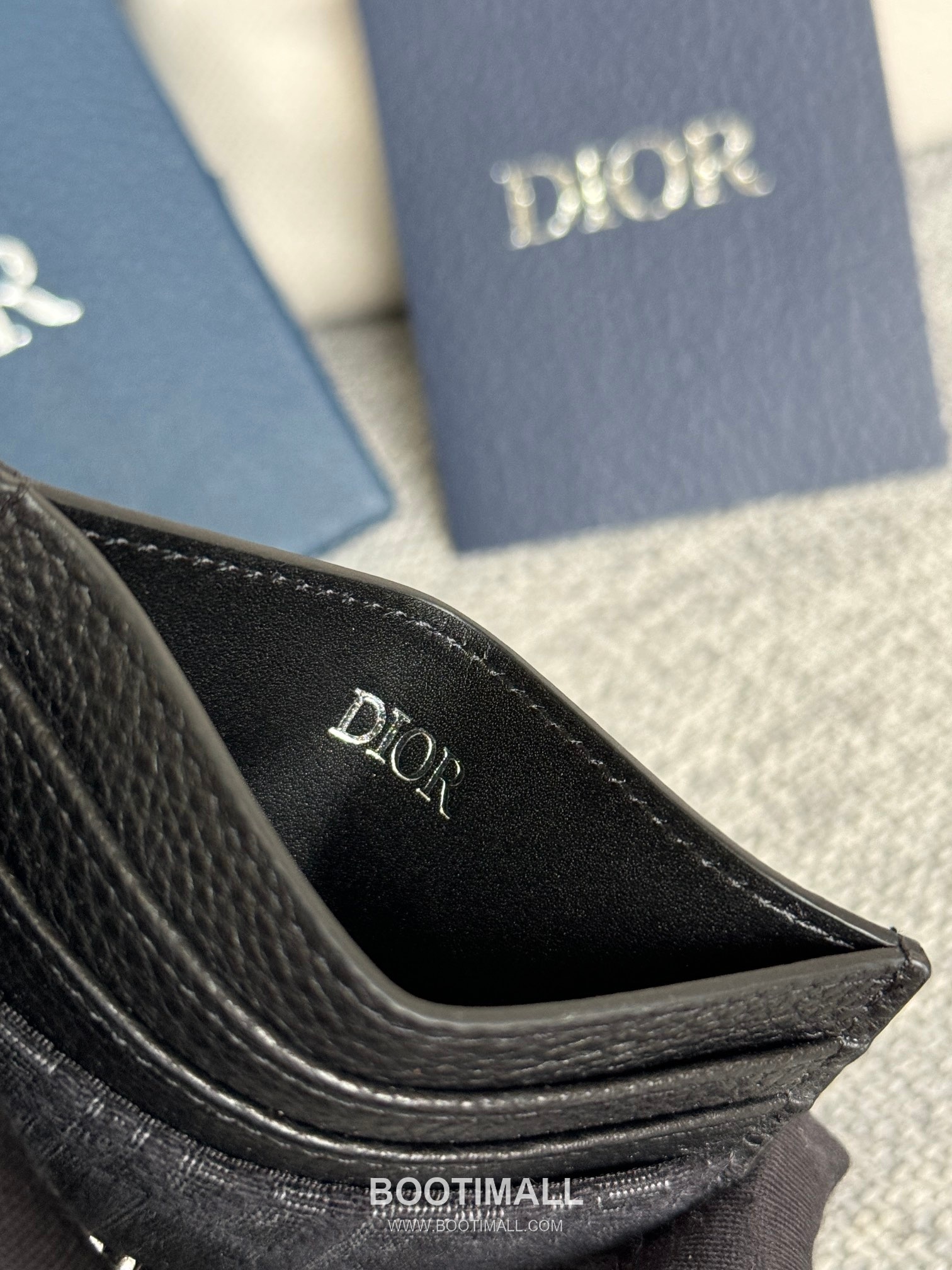 Dior Dior Gravity Card Holder Gunmetal Jacquard 디올 디올 그라비티 카드홀더 건메탈 자카드 10cm 8