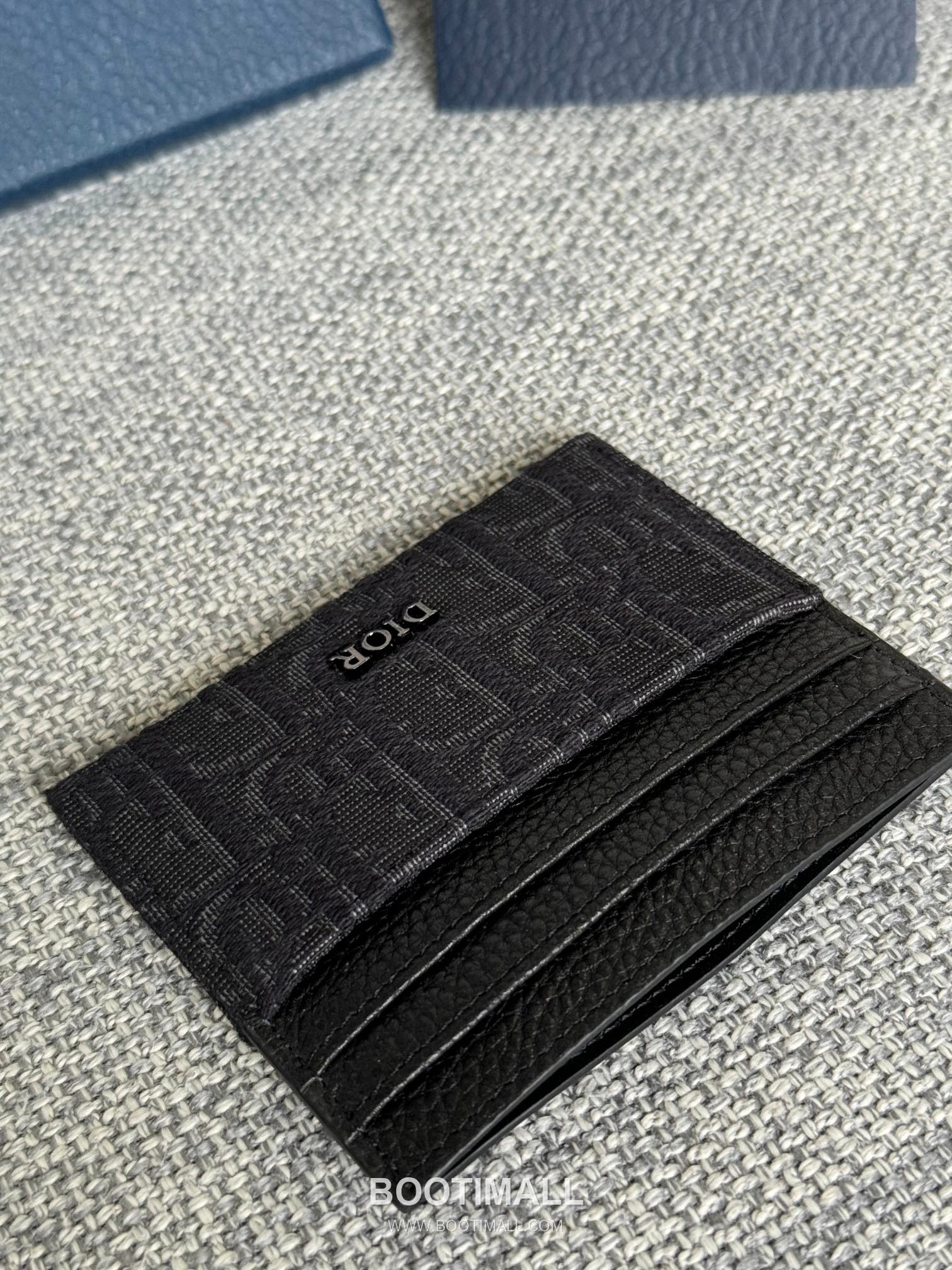Dior Dior Gravity Card Holder Gunmetal Jacquard 디올 디올 그라비티 카드홀더 건메탈 자카드 10cm 9