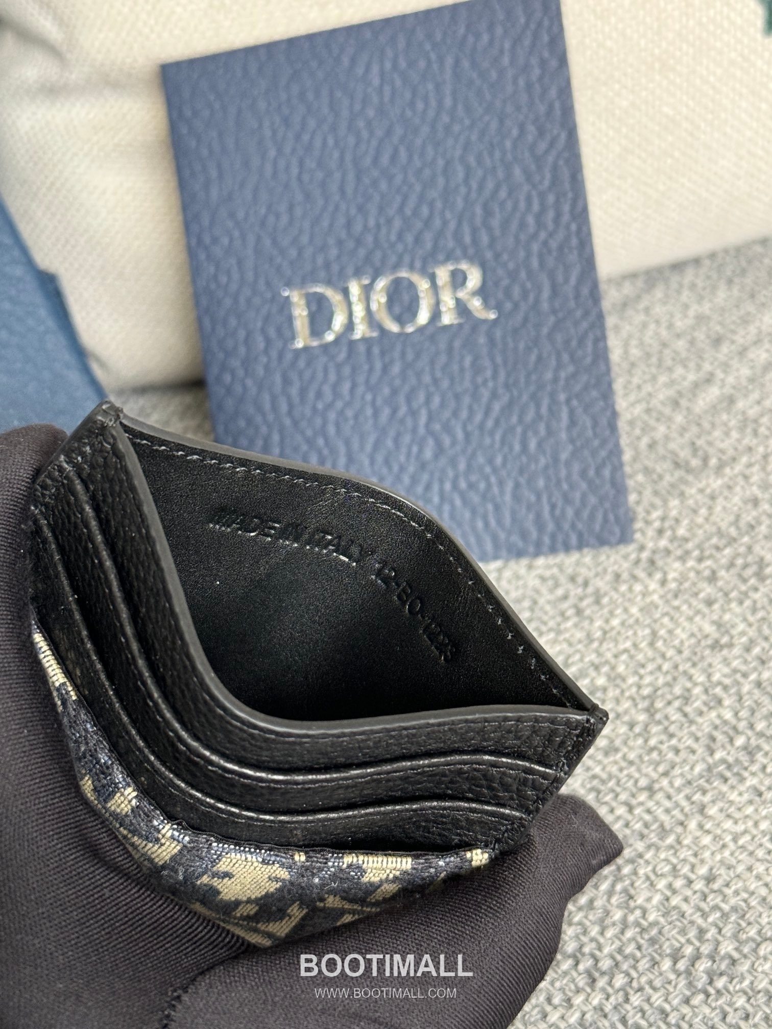 Dior Dior Gravity Card Holder Gunmetal Jacquard 디올 디올 그라비티 카드홀더 건메탈 자카드 10cm 7