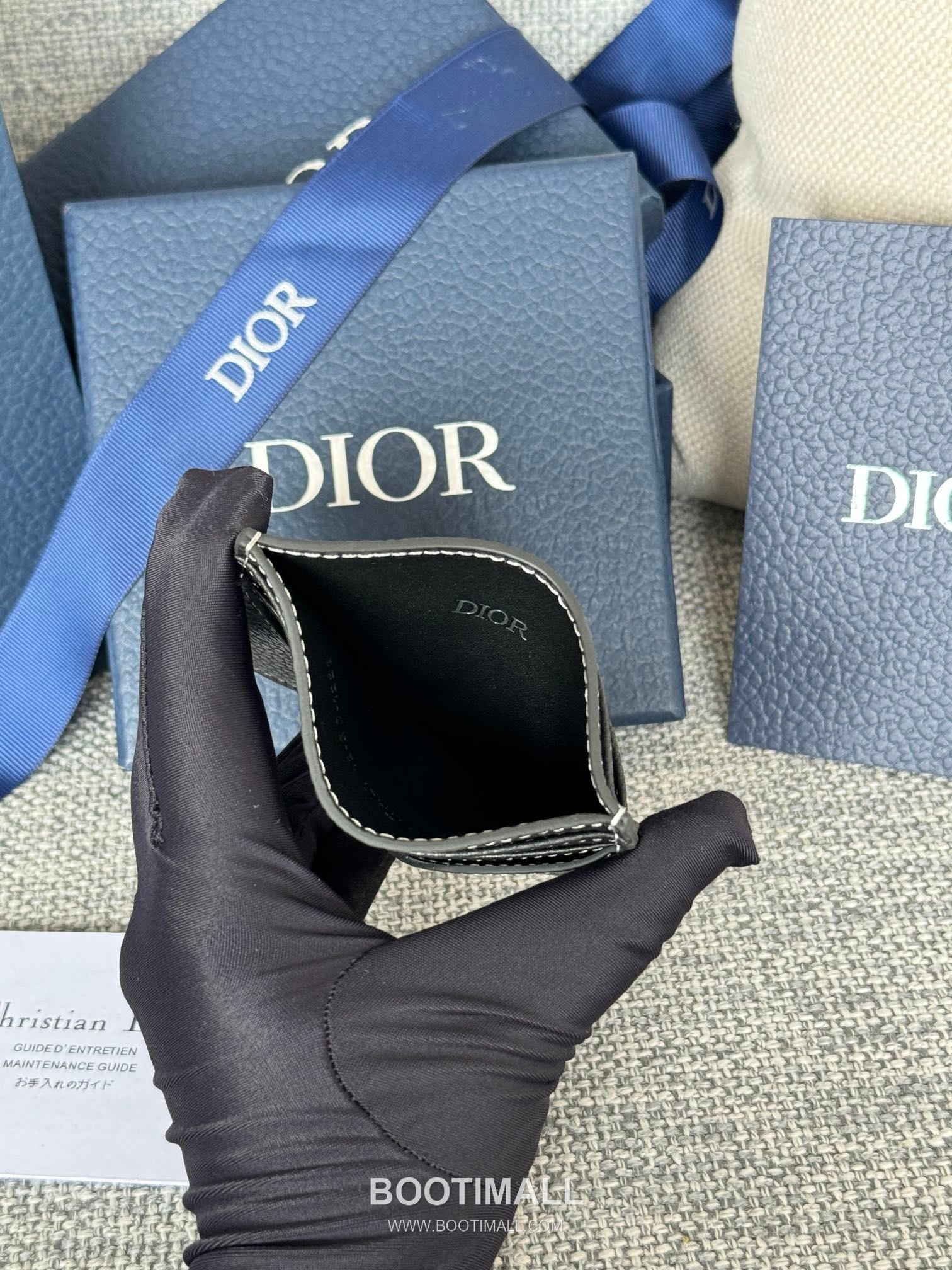 Dior Saddle Card Holder Oblique Jacquard & Grained Calfskin 디올 새들 카드홀더 오블리크 자카드 & 그레인 카프스킨 10cm 6
