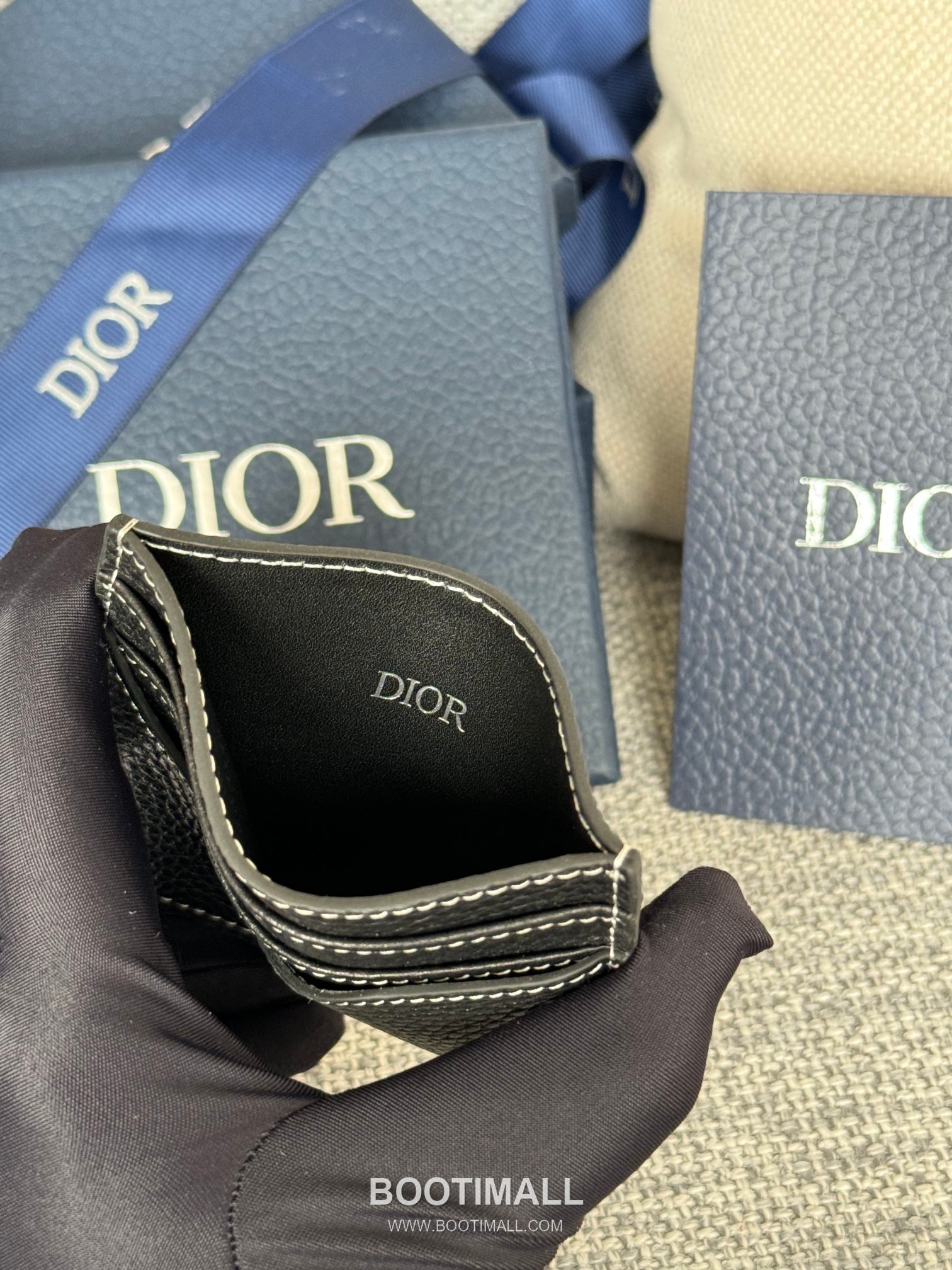 Dior Saddle Card Holder Oblique Jacquard & Grained Calfskin 디올 새들 카드홀더 오블리크 자카드 & 그레인 카프스킨 10cm 7