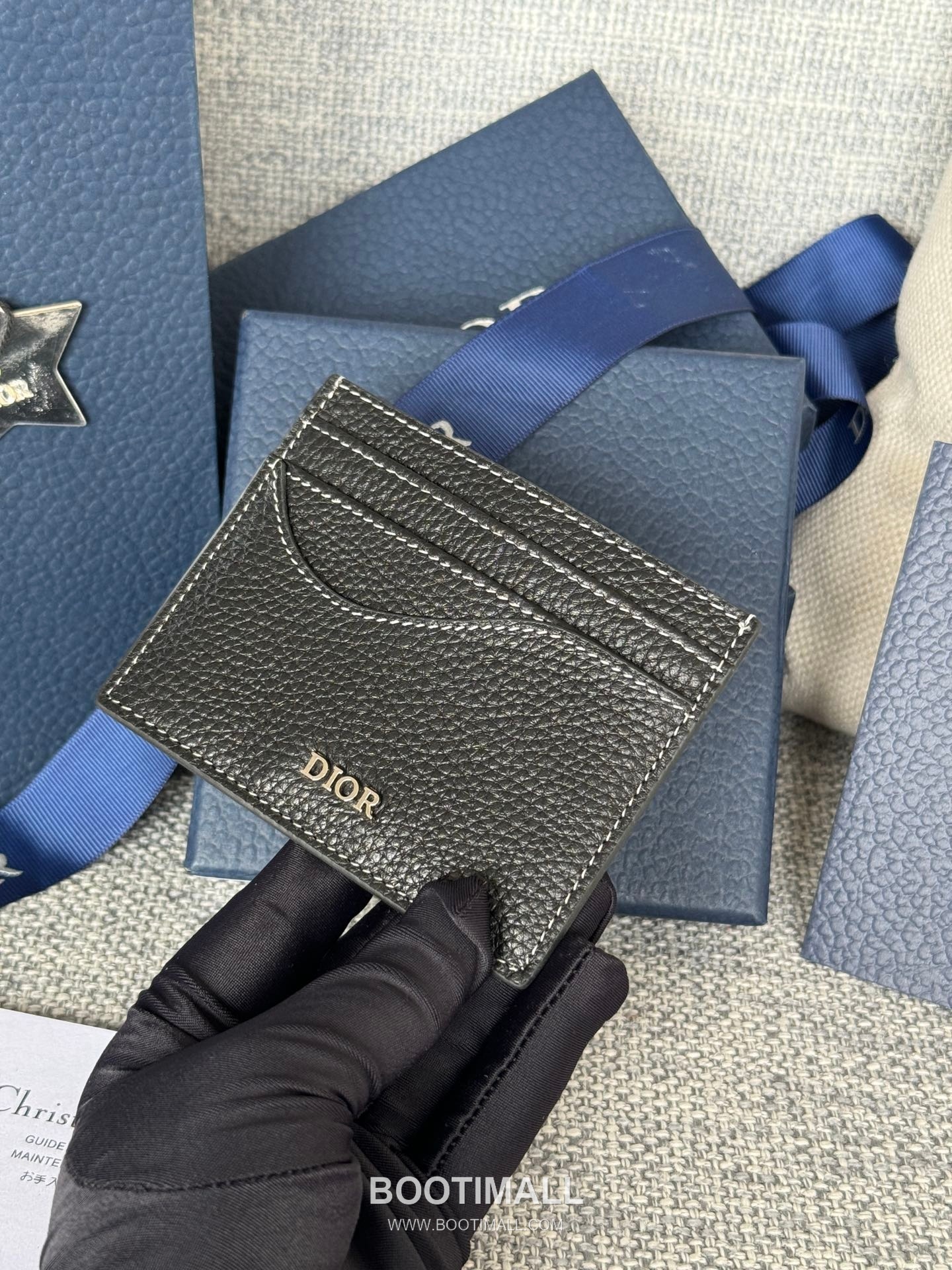 Dior Saddle Card Holder Oblique Jacquard & Grained Calfskin 디올 새들 카드홀더 오블리크 자카드 & 그레인 카프스킨 10cm 9