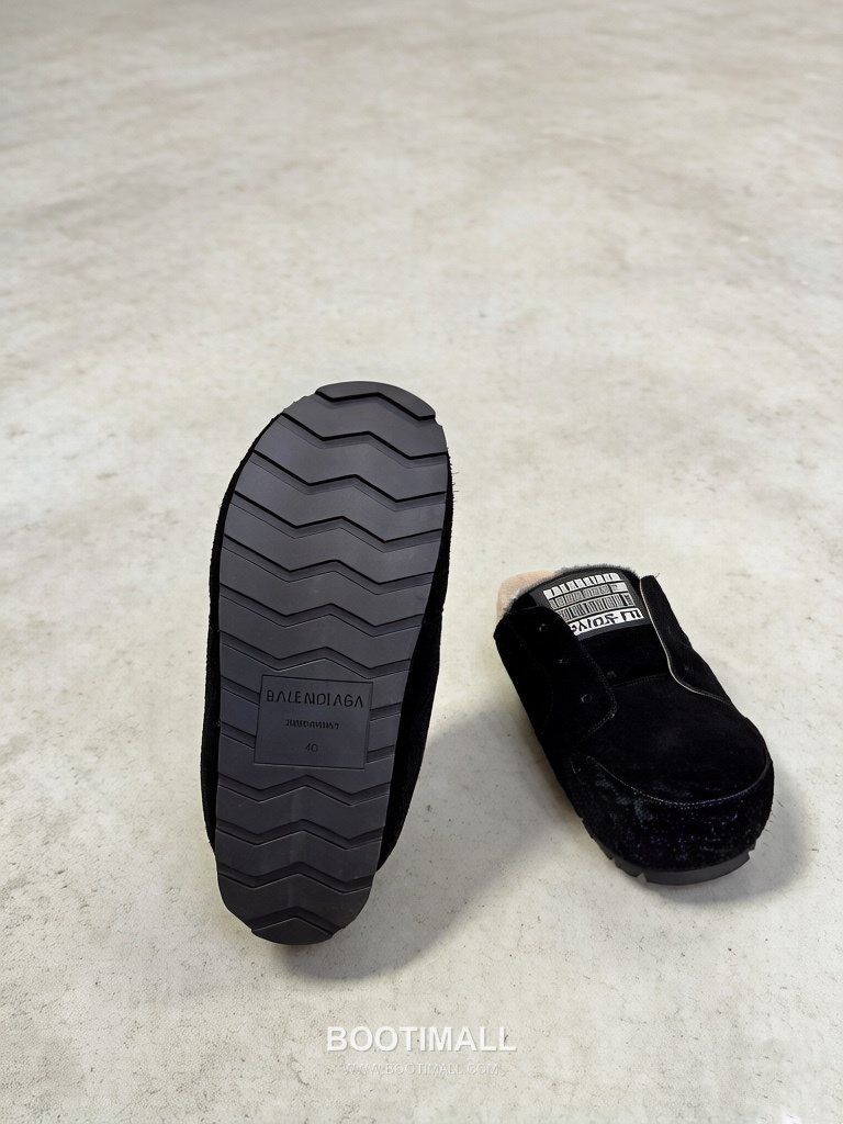 Balenciaga Fur Mule Sandals Black 발렌시아가 퍼 뮬 샌들 블랙 7