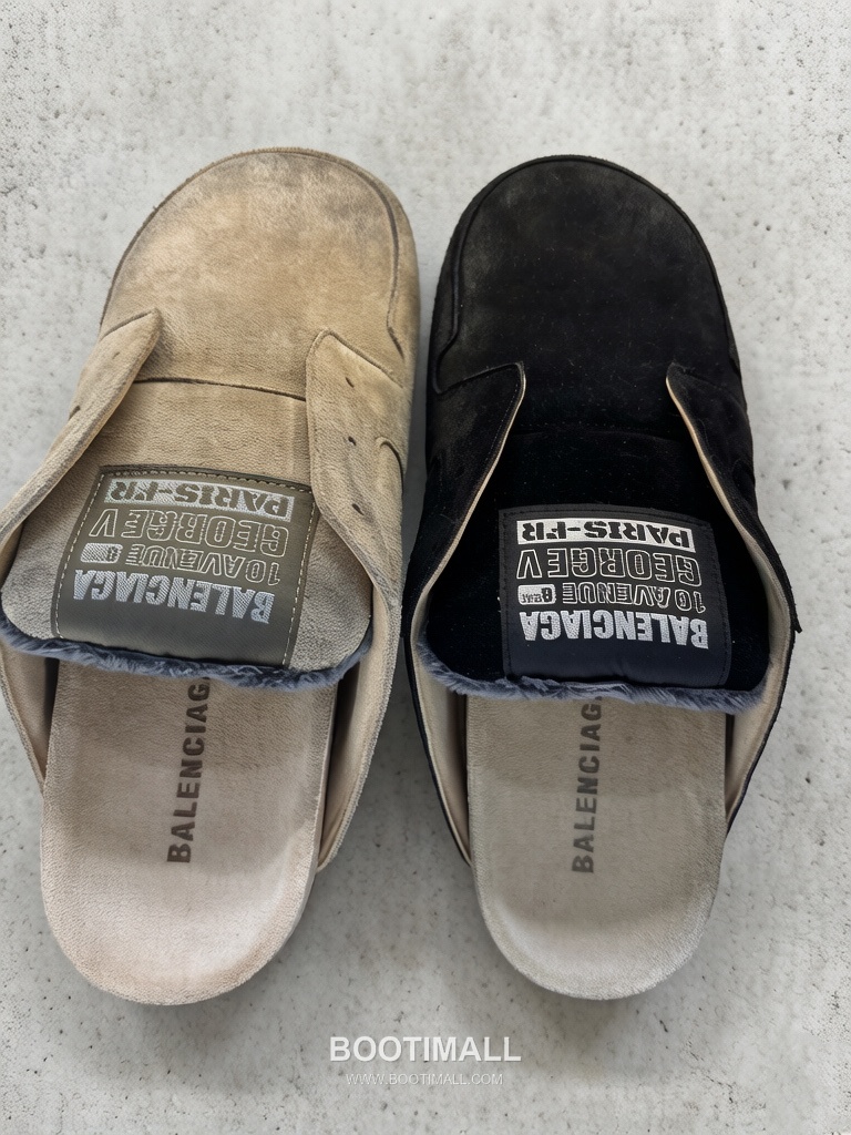 Balenciaga Fur Mule Sandals Black 발렌시아가 퍼 뮬 샌들 블랙 8