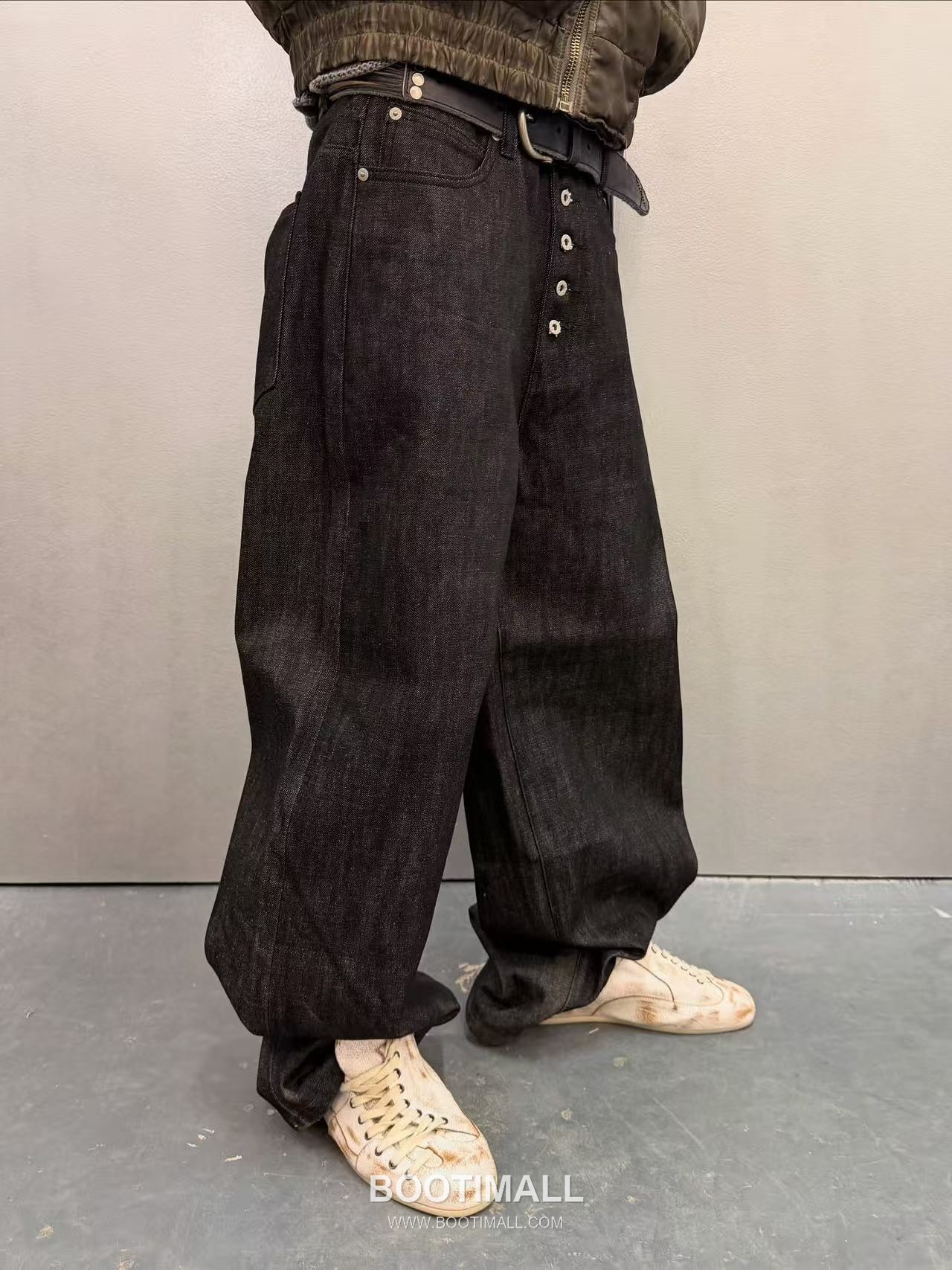 NO/FAITH STUDIOS Distressed Leather Sneakers 2026SS 노페이스 스튜디오 디스트로이드 레더 스니커즈 2