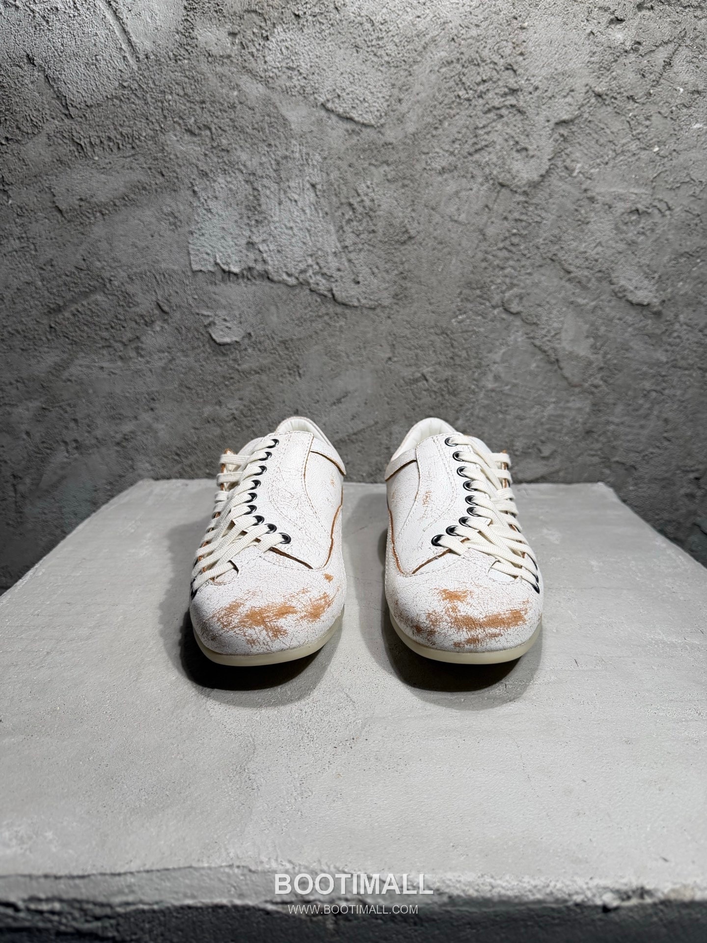 NO/FAITH STUDIOS Distressed Leather Sneakers 2026SS 노페이스 스튜디오 디스트로이드 레더 스니커즈 7
