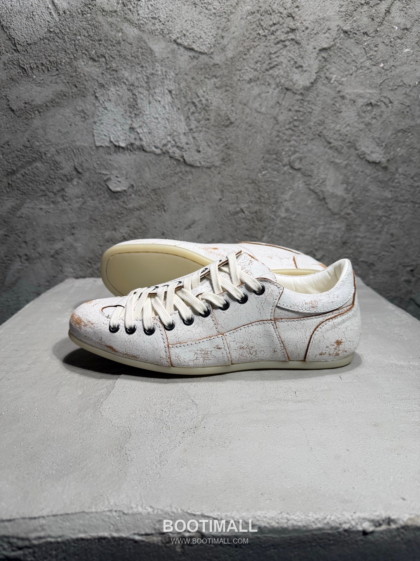 NO/FAITH STUDIOS Distressed Leather Sneakers 2026SS 노페이스 스튜디오 디스트로이드 레더 스니커즈 9