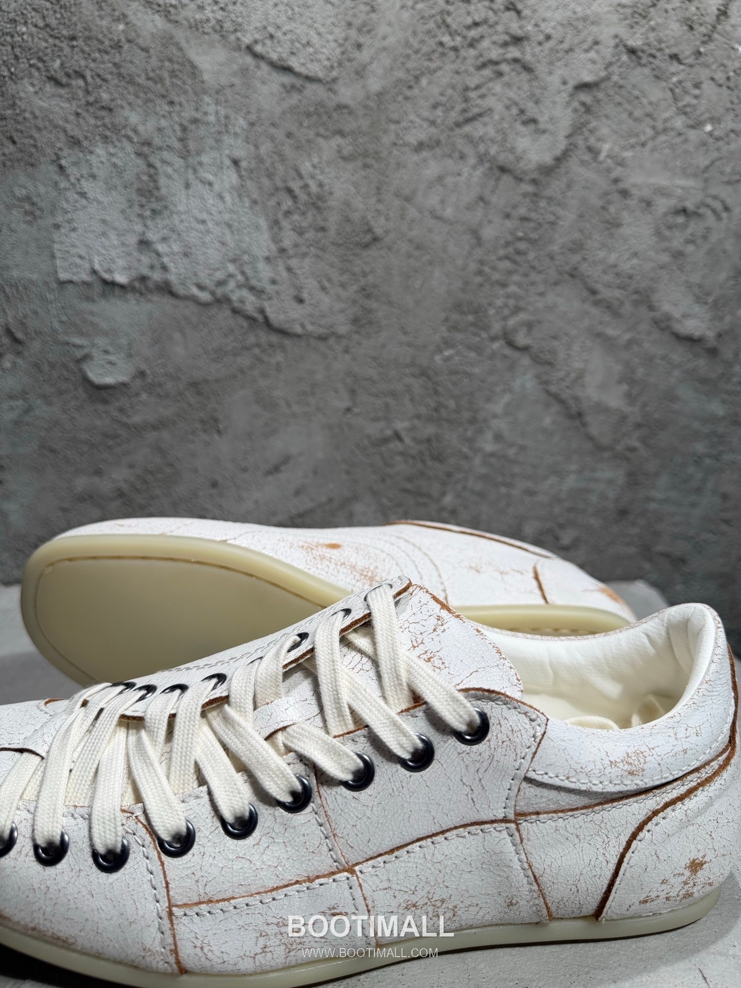 NO/FAITH STUDIOS Distressed Leather Sneakers 2026SS 노페이스 스튜디오 디스트로이드 레더 스니커즈 10