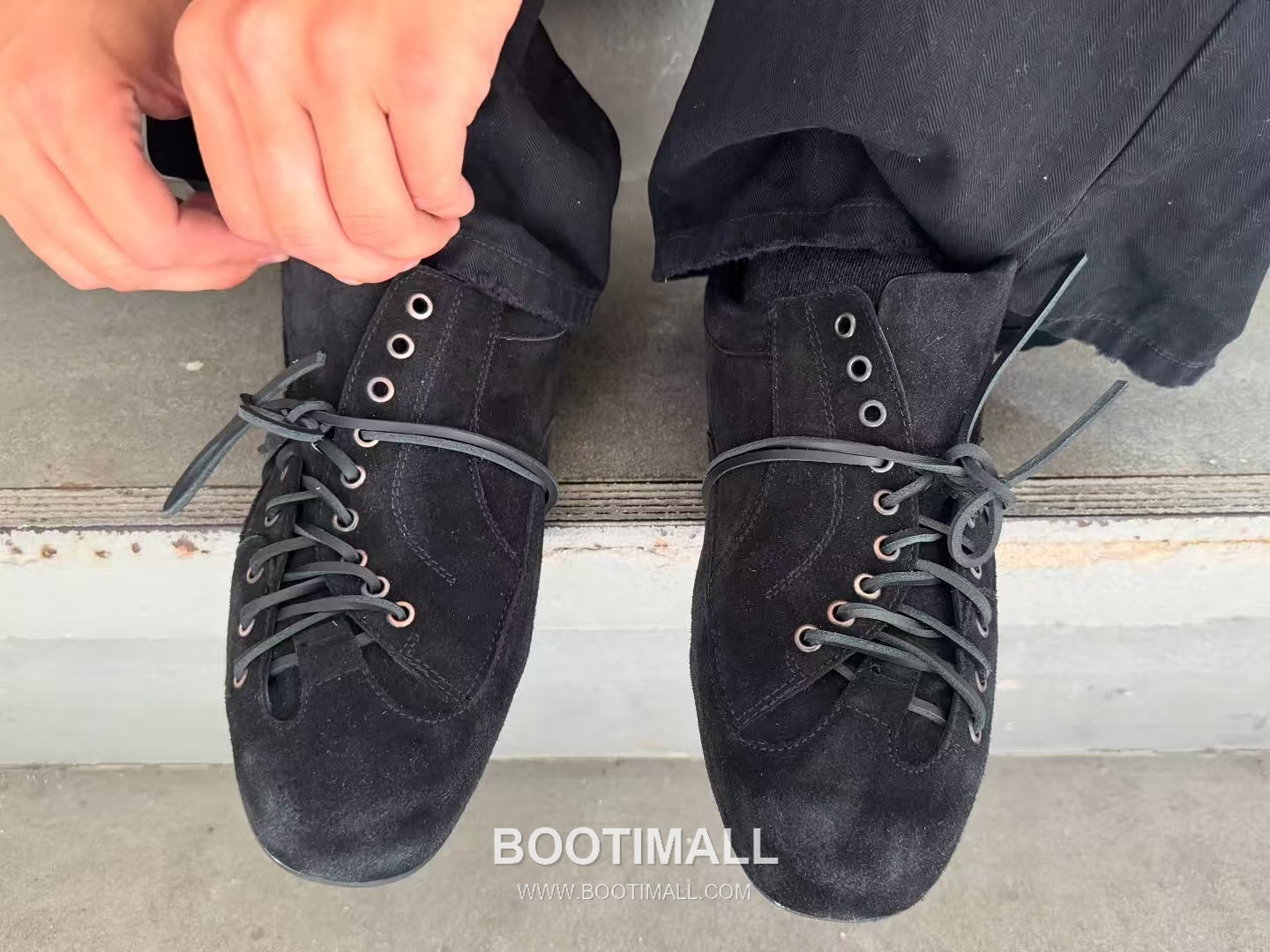 NO/FAITH STUDIOS Distressed Leather Sneakers 2026SS 노페이스 스튜디오 디스트로이드 레더 스니커즈 3