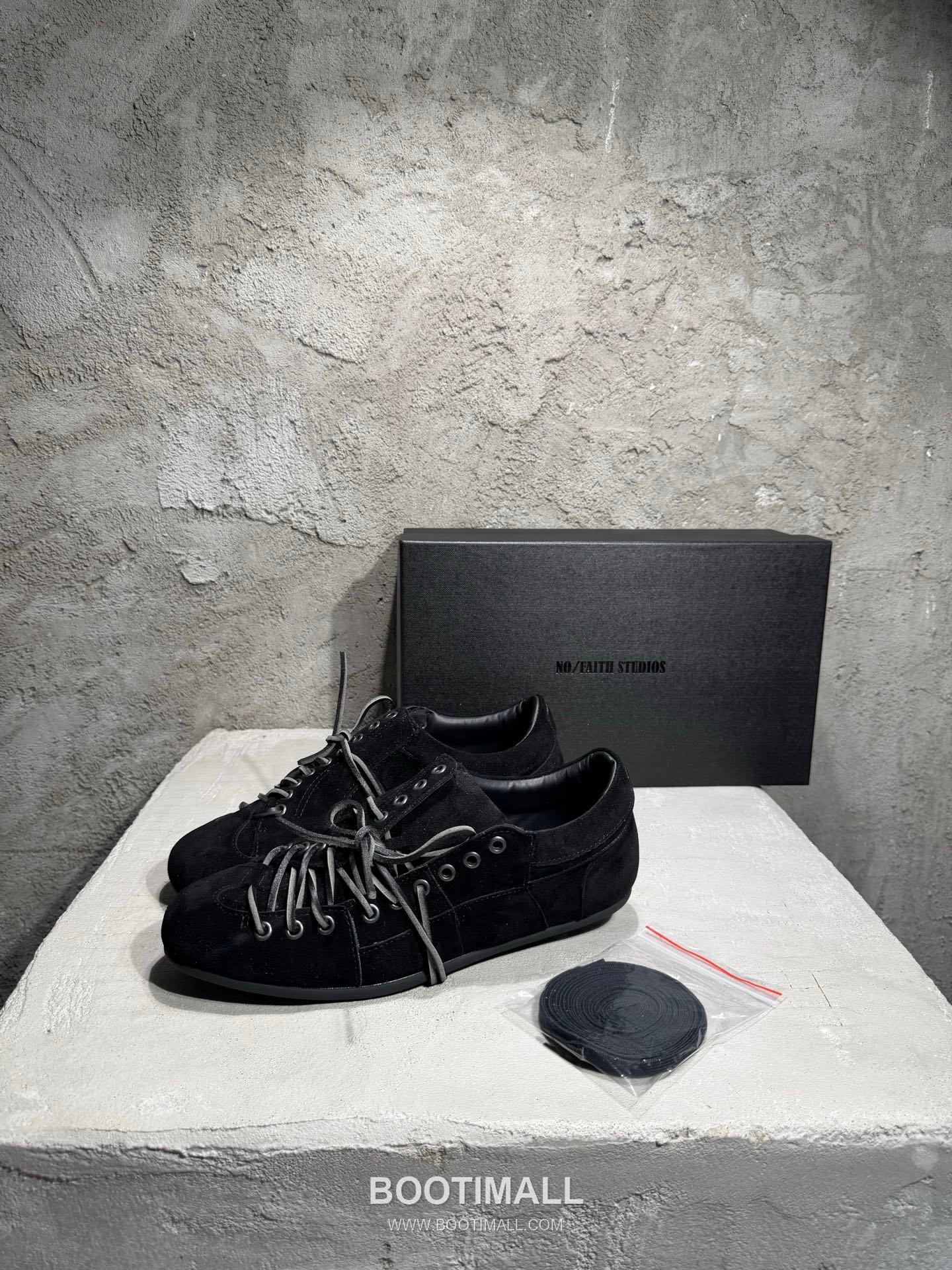 NO/FAITH STUDIOS Distressed Leather Sneakers 2026SS 노페이스 스튜디오 디스트로이드 레더 스니커즈 4