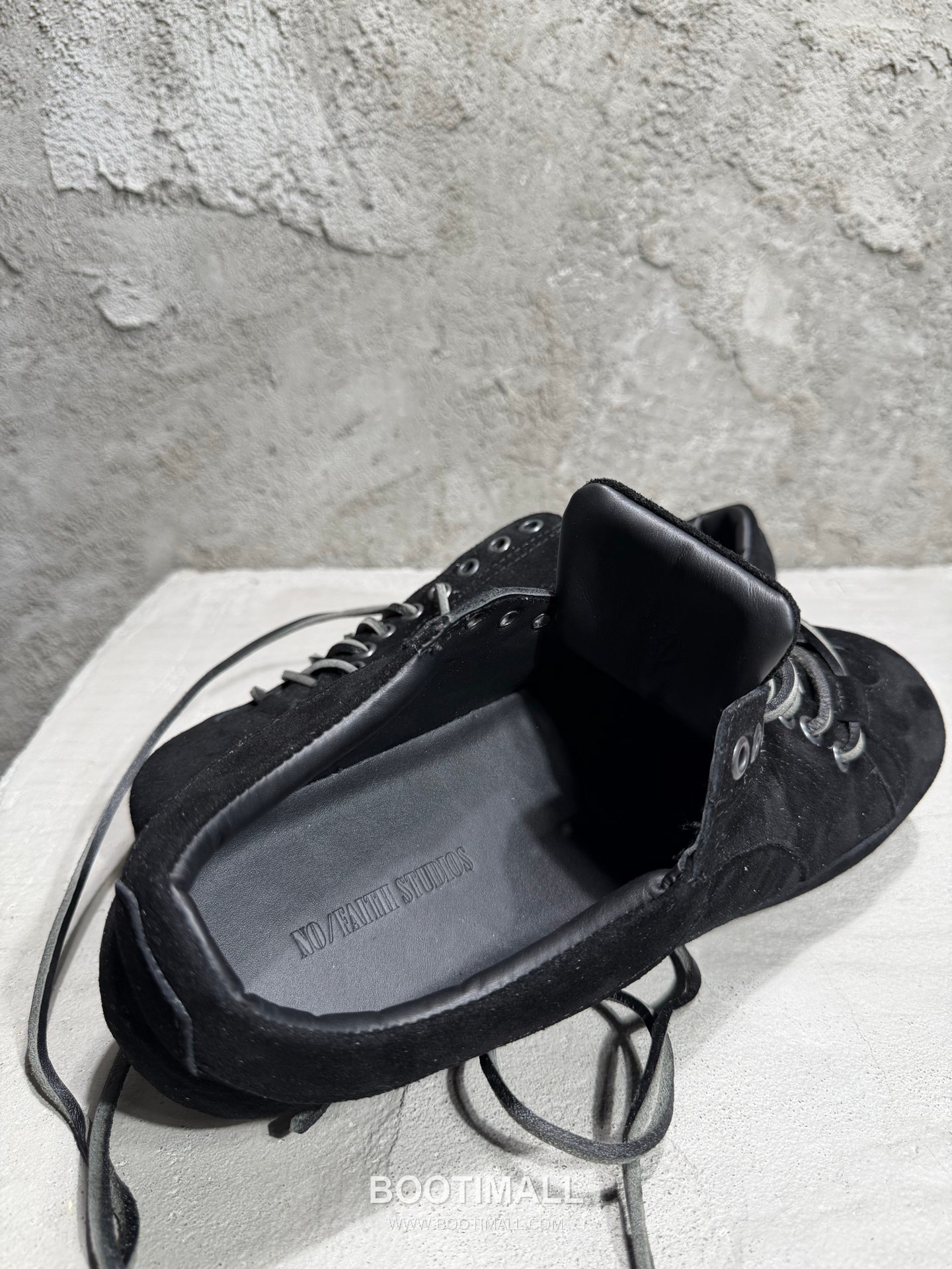 NO/FAITH STUDIOS Distressed Leather Sneakers 2026SS 노페이스 스튜디오 디스트로이드 레더 스니커즈 10