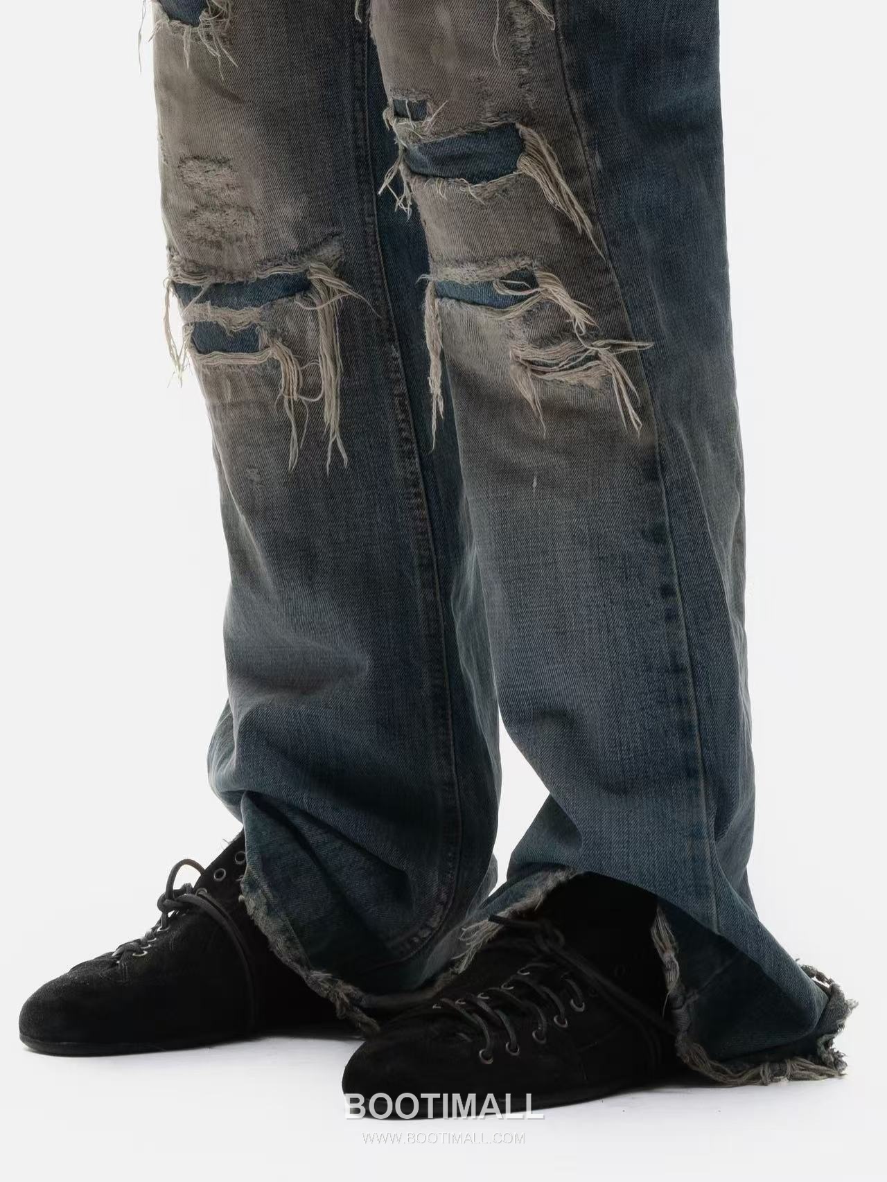 NO/FAITH STUDIOS Distressed Leather Sneakers 2026SS 노페이스 스튜디오 디스트로이드 레더 스니커즈 14