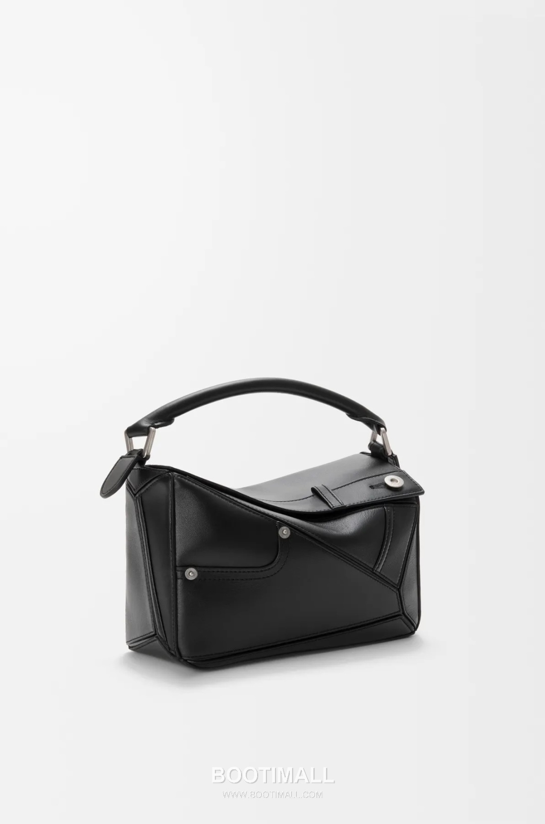 Loewe Panta Puzzle Small Shiny Calfskin Black Handbag 로에베 판타 퍼즐 스몰 052557100 샤이니 카프스킨 블랙 핸드백 24cm 3