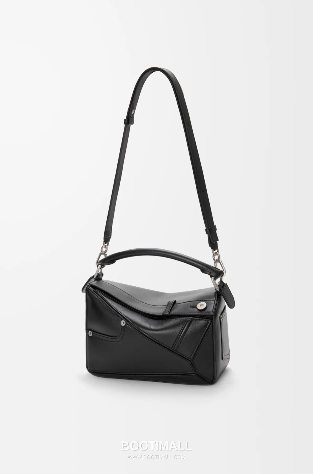 Loewe Panta Puzzle Small Shiny Calfskin Black Handbag 로에베 판타 퍼즐 스몰 052557100 샤이니 카프스킨 블랙 핸드백 24cm 6