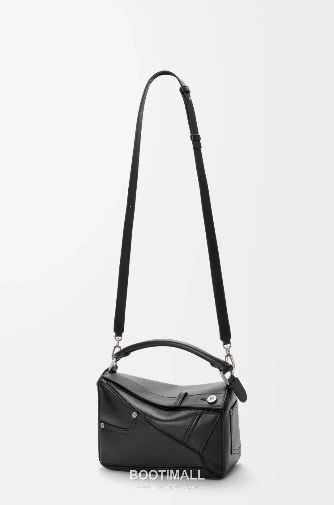 Loewe Panta Puzzle Small Shiny Calfskin Black Handbag 로에베 판타 퍼즐 스몰 052557100 샤이니 카프스킨 블랙 핸드백 24cm 7