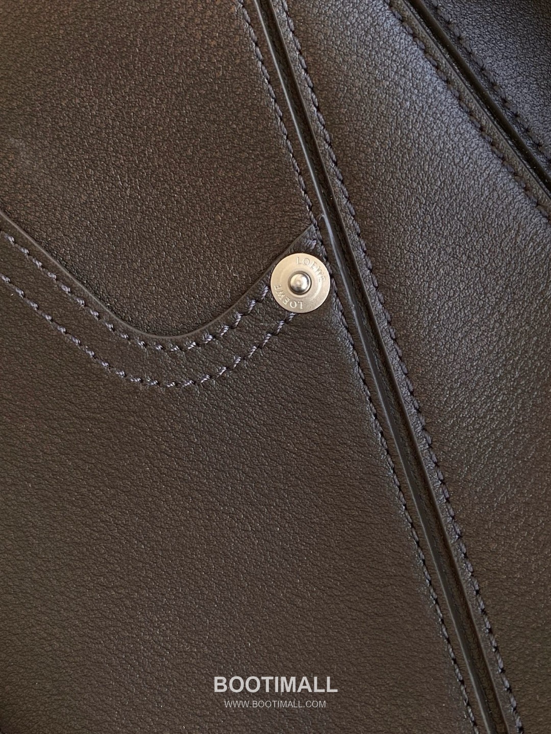 Loewe Panta Puzzle Small Shiny Calfskin Brown Handbag 로에베 판타 퍼즐 스몰 052557100 샤이니 카프스킨 브라운 핸드백 24cm 17