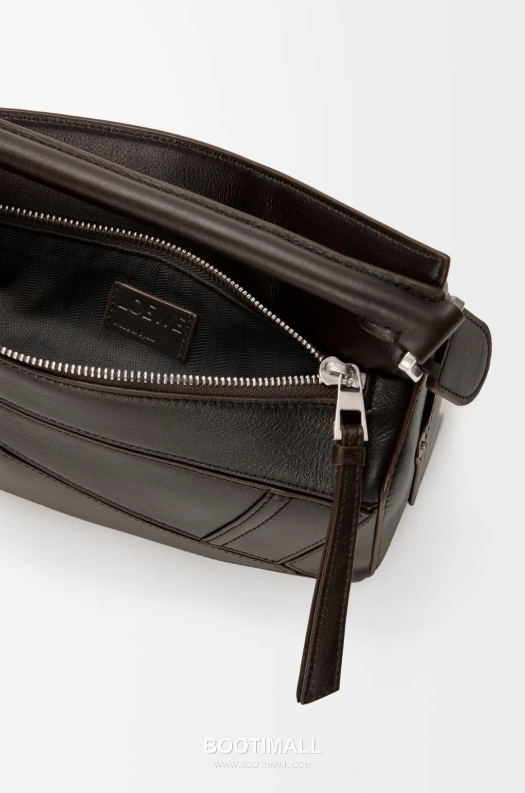 Loewe Panta Puzzle Small Shiny Calfskin Brown Handbag 로에베 판타 퍼즐 스몰 052557100 샤이니 카프스킨 브라운 핸드백 24cm 26