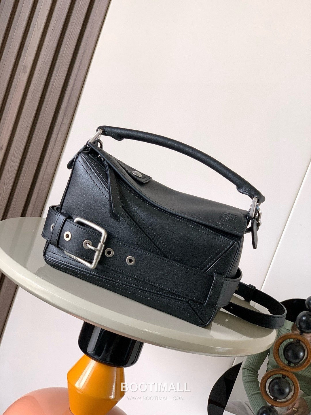 Loewe Puzzle Biker Small Glossy Calfskin Handbag 로에베 퍼즐 바이커 스몰 052517100 글로시 카프스킨 핸드백 24cm 7