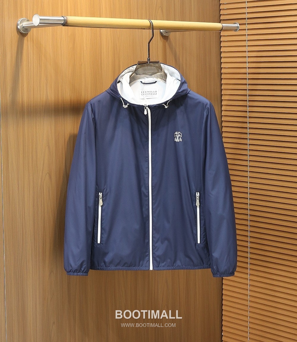 Brunello Cucinelli 2026SS Color Block Hooded Jacket 브루넬로 쿠치넬리 2026SS 컬러블록 후드 재킷 1