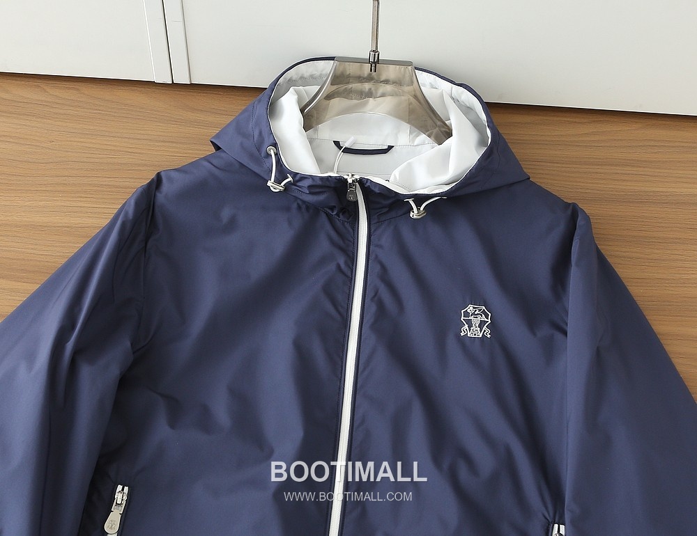 Brunello Cucinelli 2026SS Color Block Hooded Jacket 브루넬로 쿠치넬리 2026SS 컬러블록 후드 재킷 3