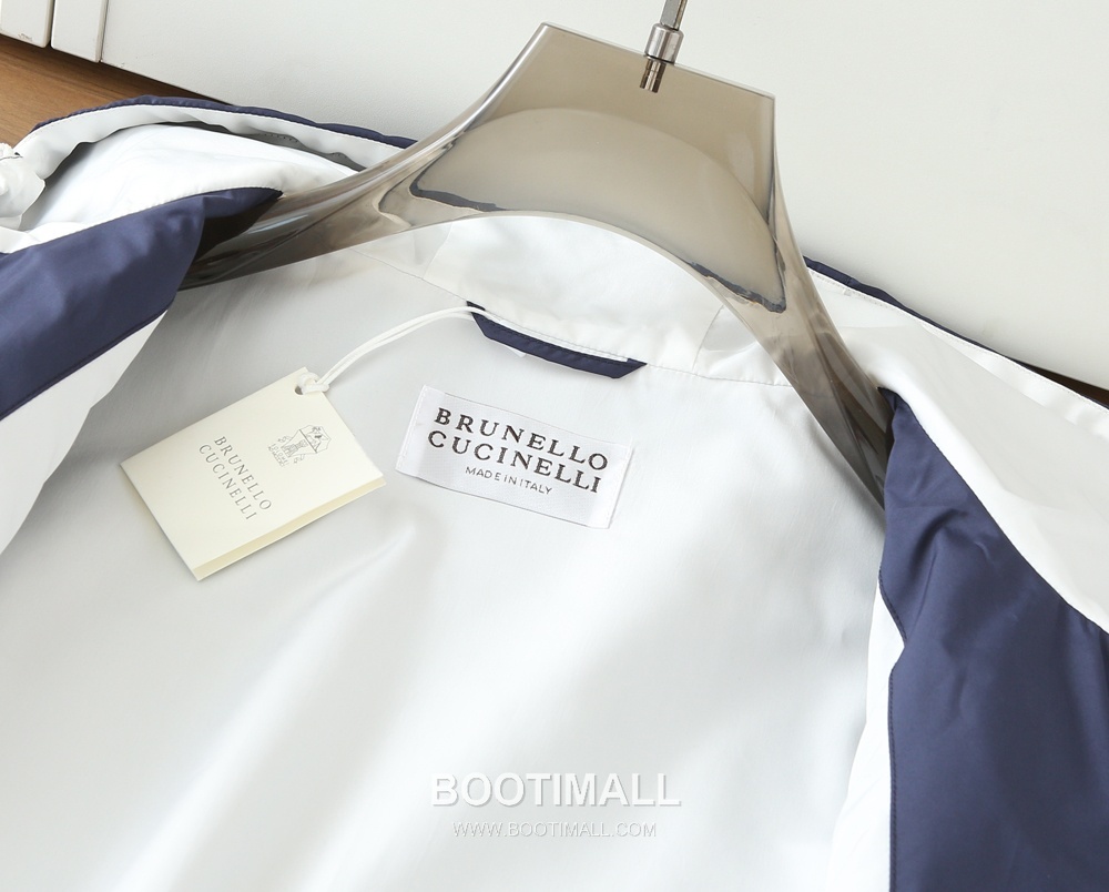 Brunello Cucinelli 2026SS Color Block Hooded Jacket 브루넬로 쿠치넬리 2026SS 컬러블록 후드 재킷 9