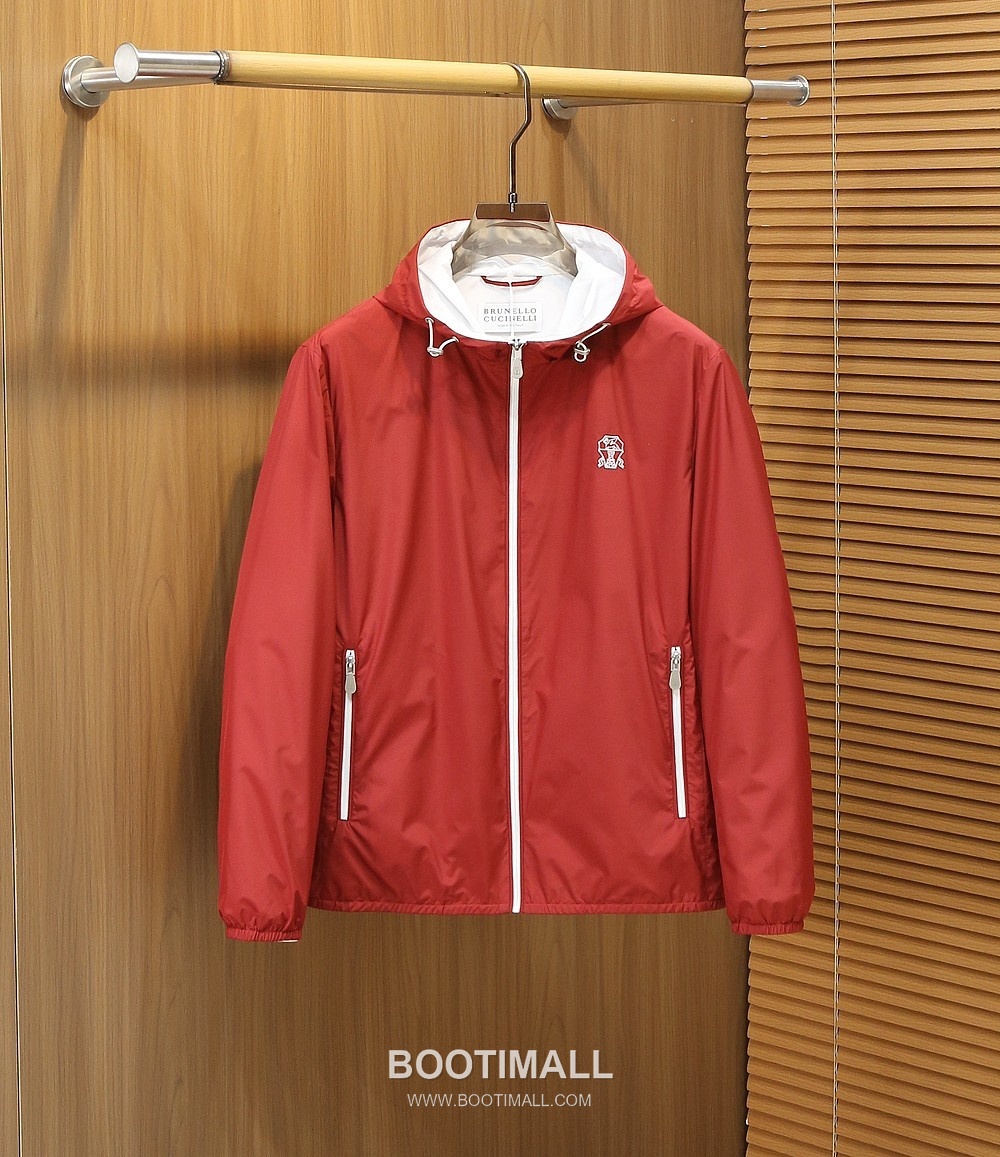 Brunello Cucinelli 2026SS Color Block Hooded Jacket 브루넬로 쿠치넬리 2026SS 컬러블록 후드 재킷 1