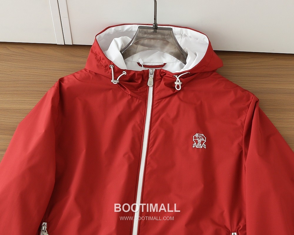 Brunello Cucinelli 2026SS Color Block Hooded Jacket 브루넬로 쿠치넬리 2026SS 컬러블록 후드 재킷 3