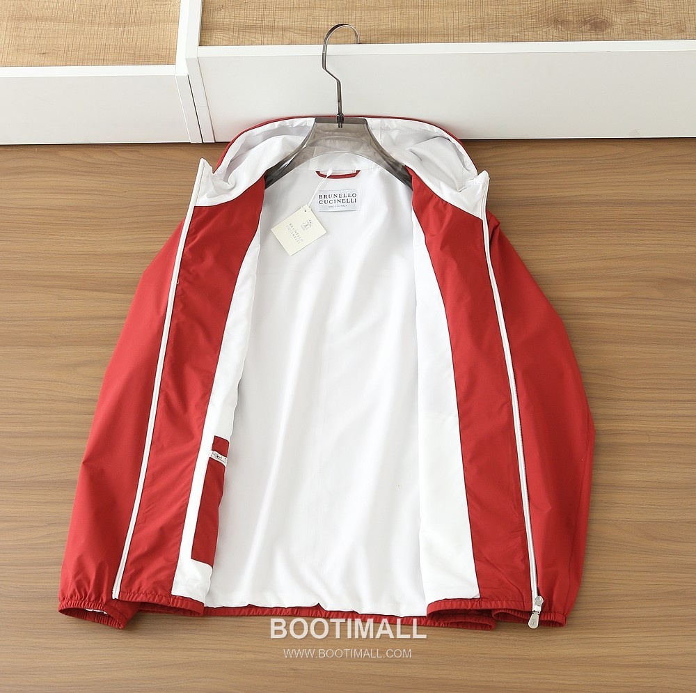 Brunello Cucinelli 2026SS Color Block Hooded Jacket 브루넬로 쿠치넬리 2026SS 컬러블록 후드 재킷 6