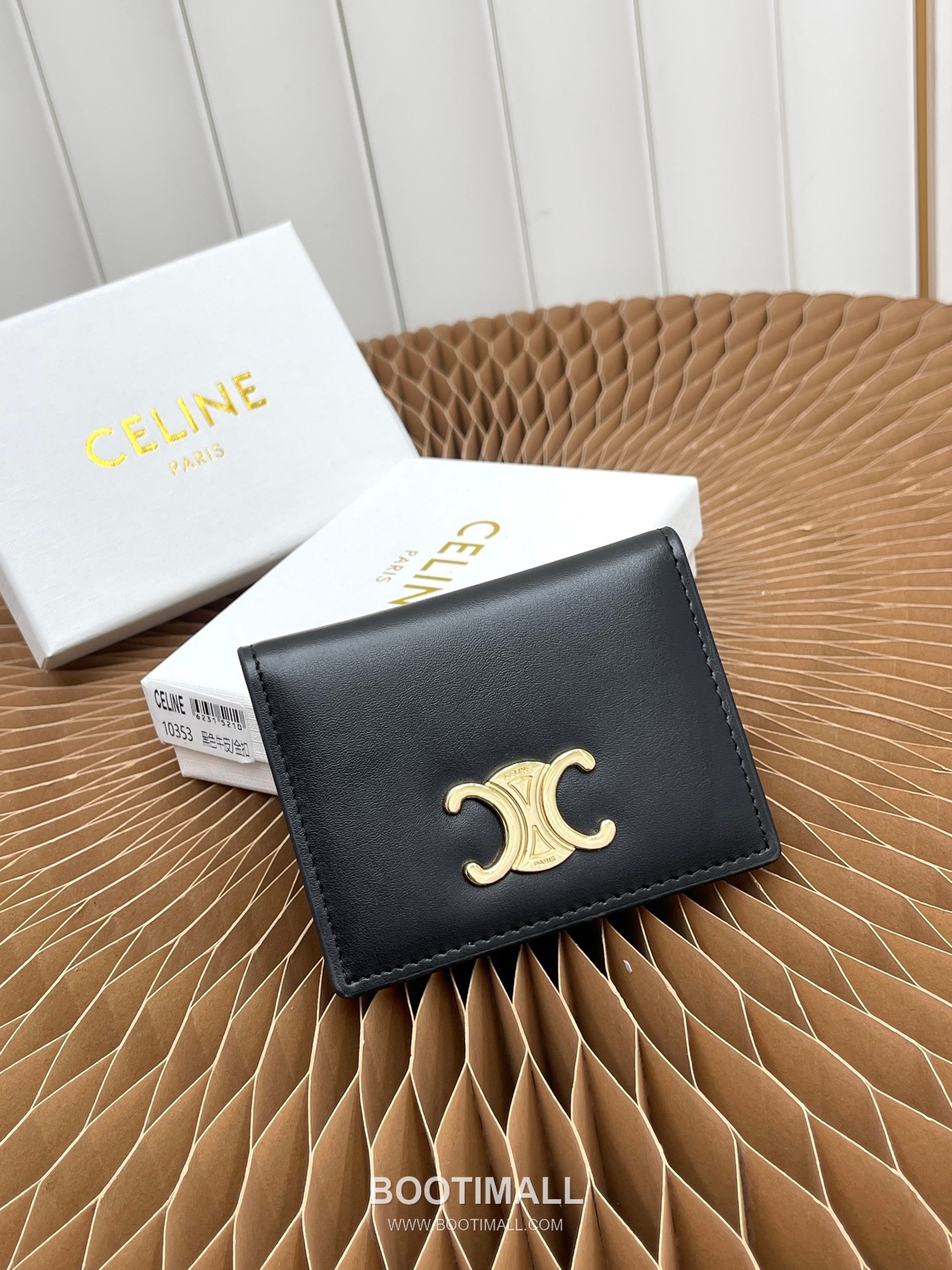 Celine Triomphe Bi-Fold Card Holder 셀린느 트리옹프 더블 폴드 카드홀더 10cm 1