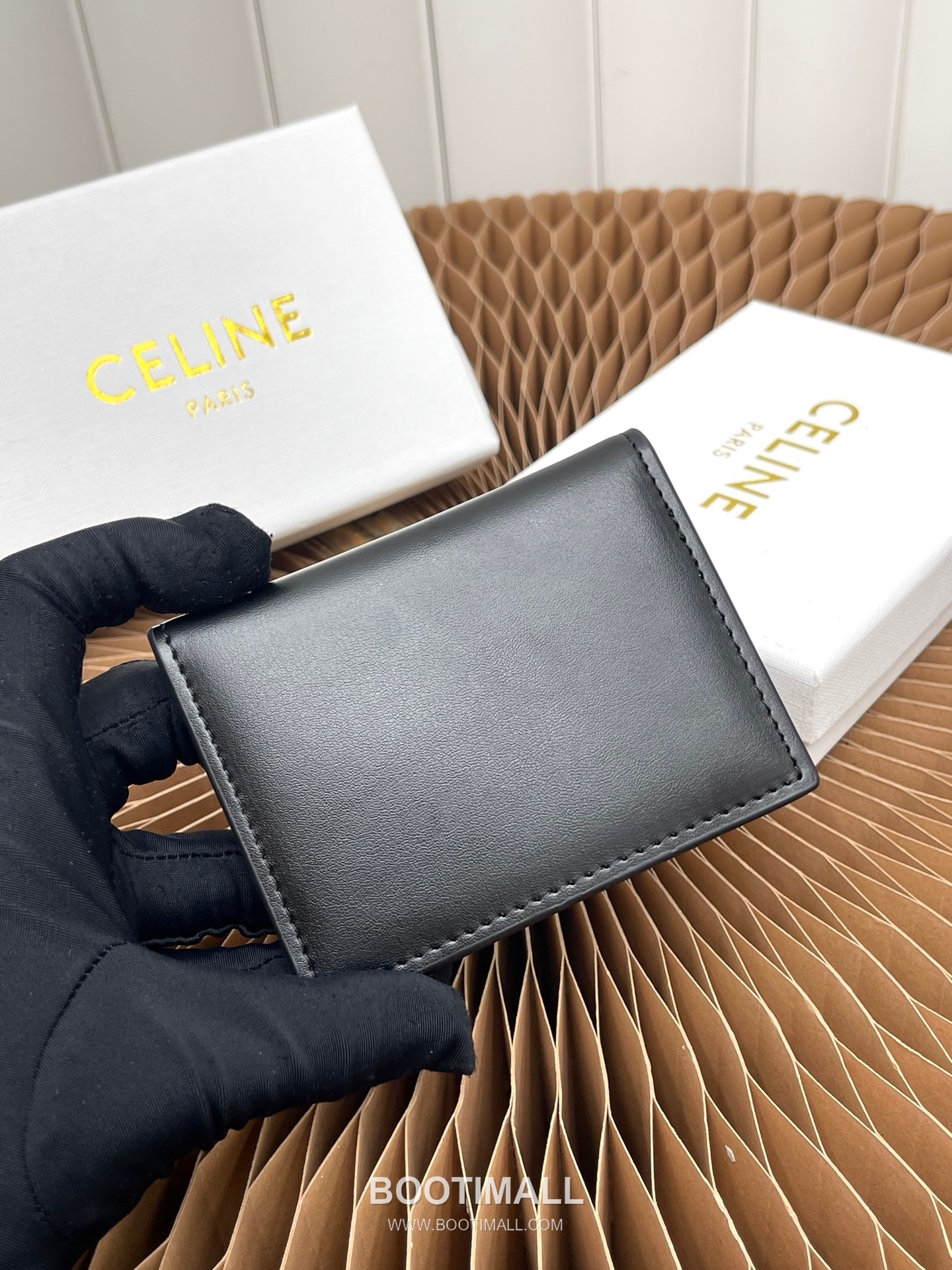 Celine Triomphe Bi-Fold Card Holder 셀린느 트리옹프 더블 폴드 카드홀더 10cm 4