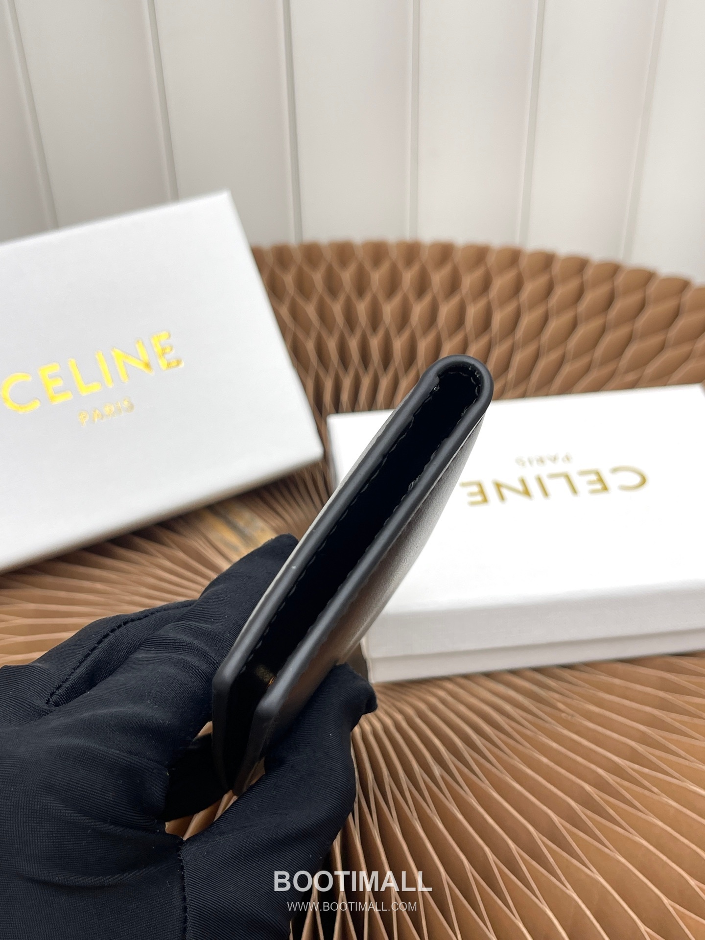 Celine Triomphe Bi-Fold Card Holder 셀린느 트리옹프 더블 폴드 카드홀더 10cm 9