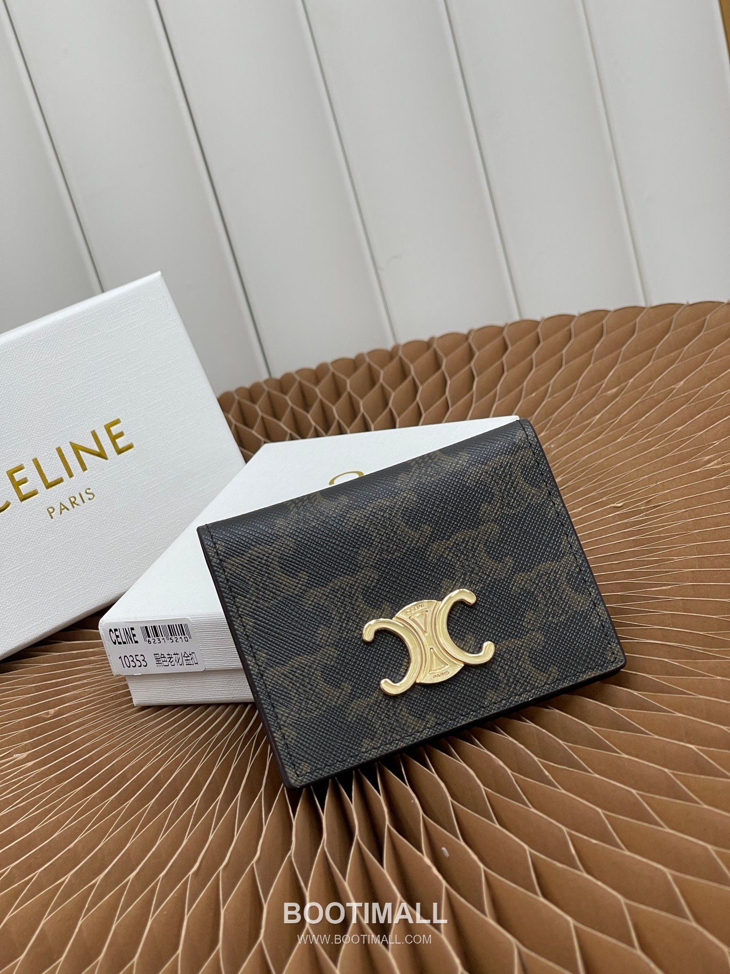 Celine Triomphe Bi-Fold Card Holder 셀린느 트리옹프 더블 폴드 카드홀더 10cm 1