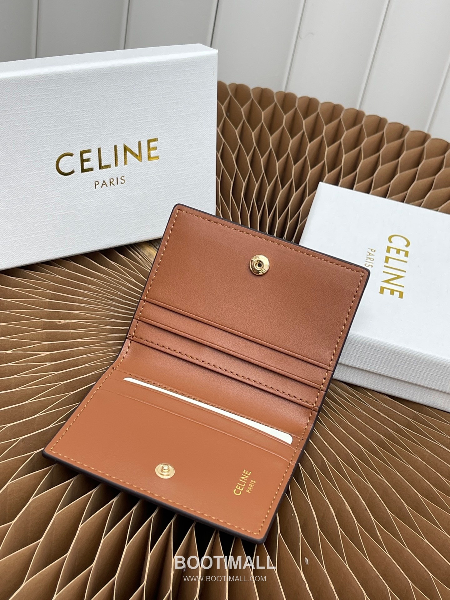 Celine Triomphe Bi-Fold Card Holder 셀린느 트리옹프 더블 폴드 카드홀더 10cm 7