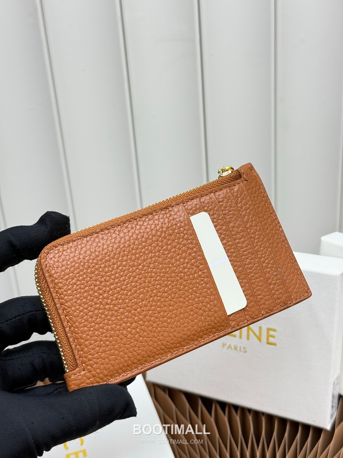 Celine Triomphe Long Zipped Card Holder 셀린느 트리옹프 롱 지퍼 카드홀더 L100854 13.5cm 4