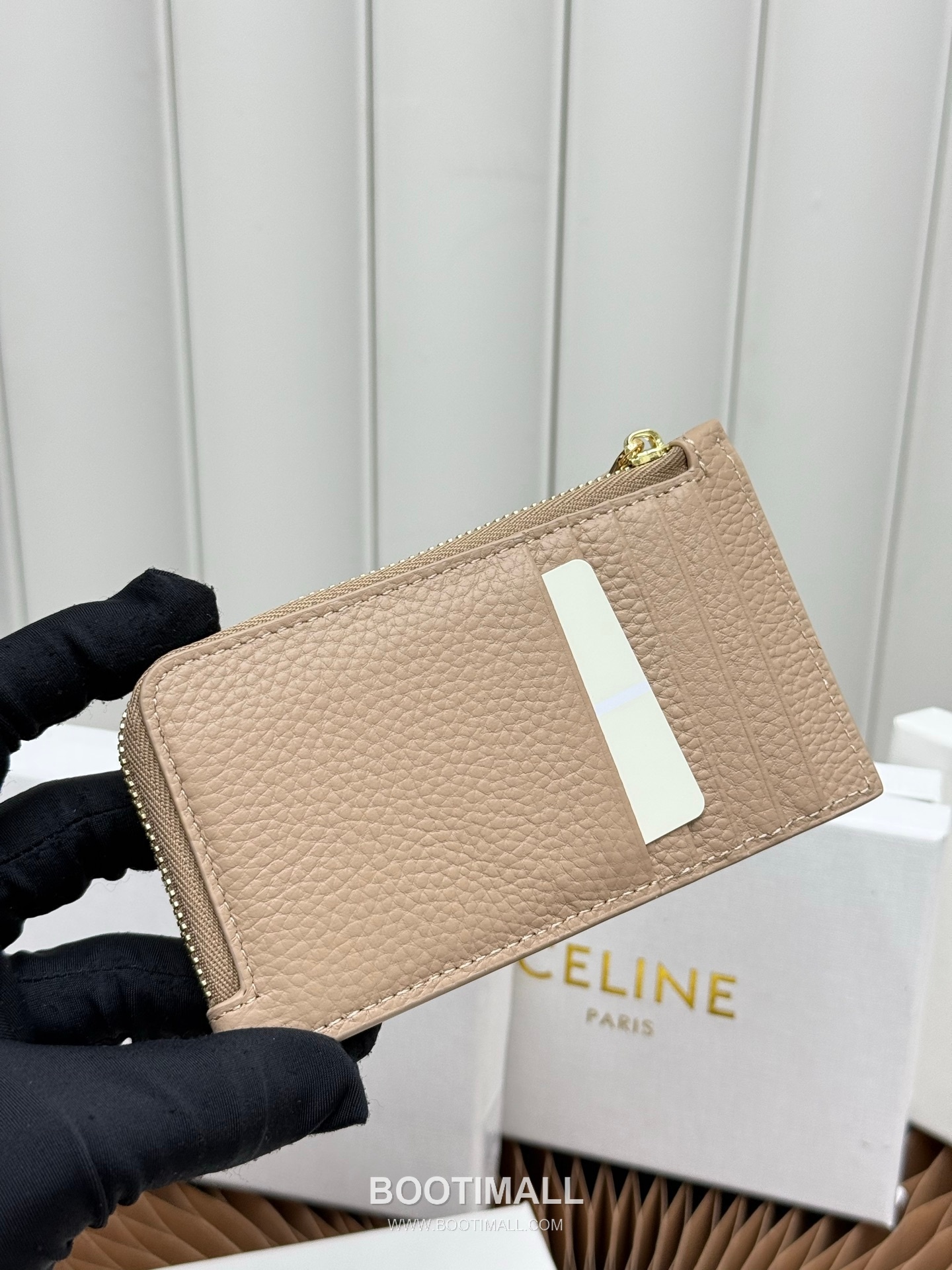 Celine Triomphe Long Zipped Card Holder 셀린느 트리옹프 롱 지퍼 카드홀더 L100854 13.5cm 4