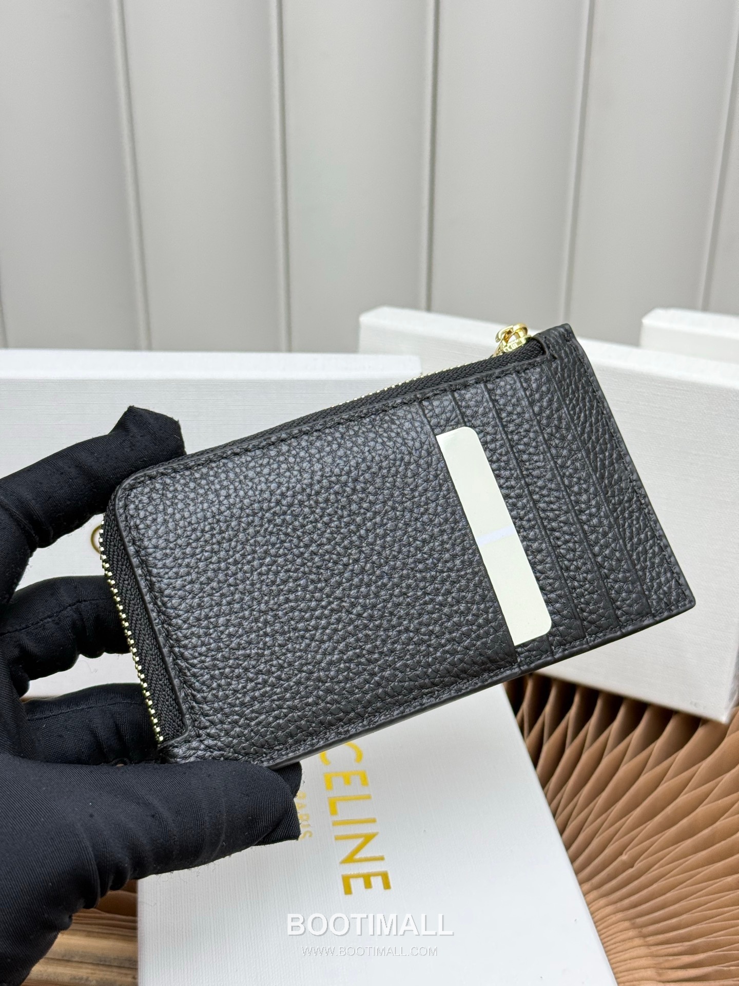 Celine Triomphe Long Zipped Card Holder 셀린느 트리옹프 롱 지퍼 카드홀더 L100854 13.5cm 4