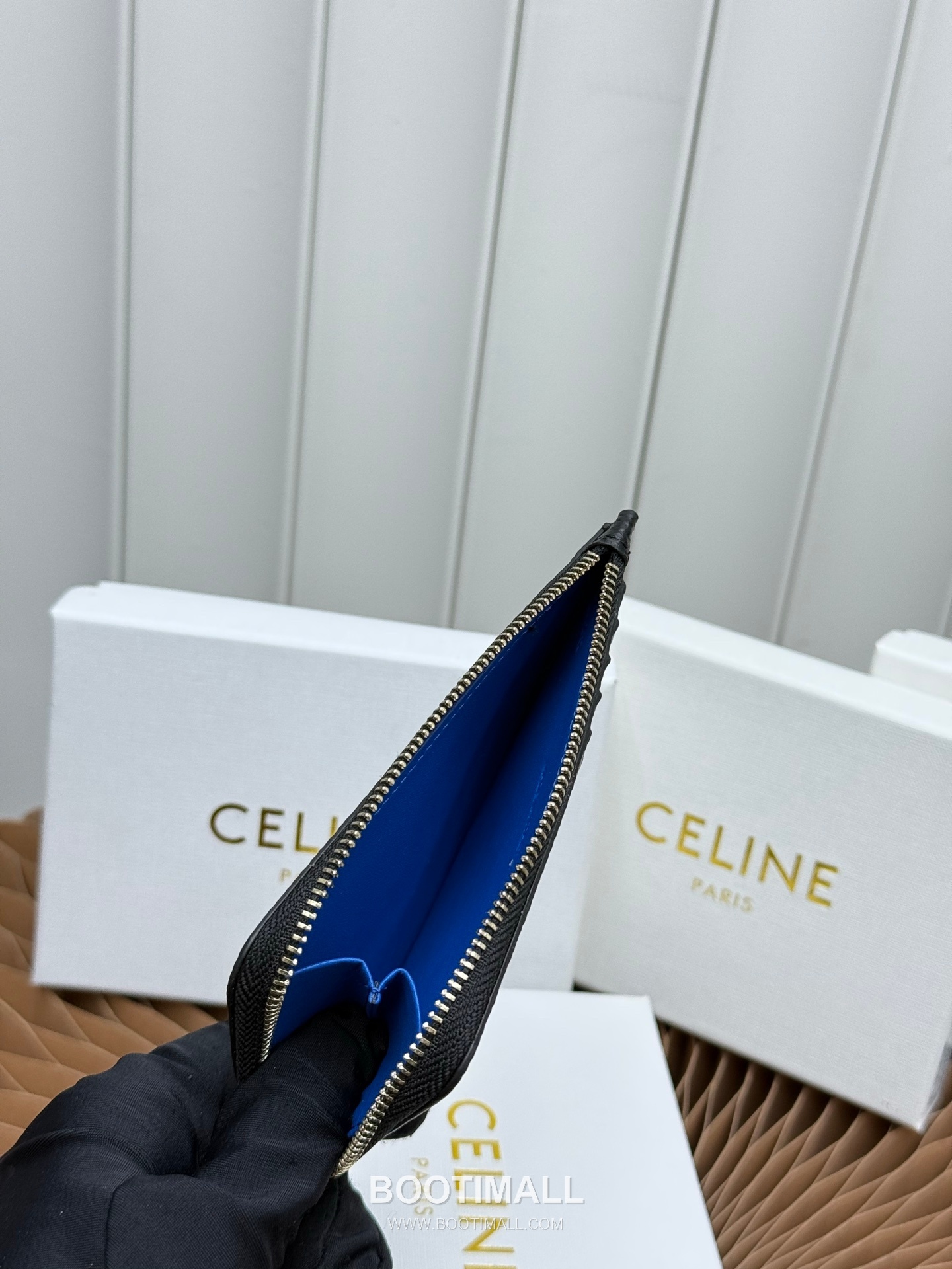 Celine Triomphe Long Zipped Card Holder 셀린느 트리옹프 롱 지퍼 카드홀더 L100854 13.5cm 7
