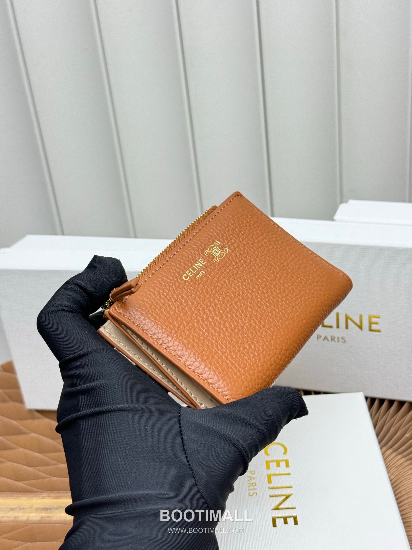 Celine Triomphe Small Wallet 셀린느 트리옹프 스몰 반지갑 L100254 10.5cm 3