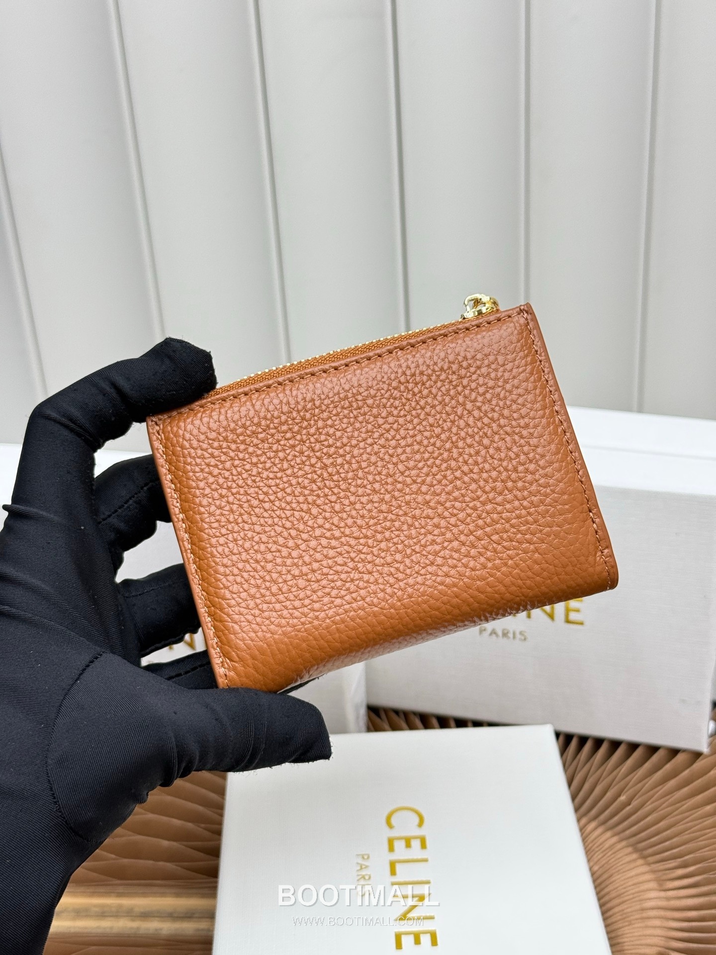 Celine Triomphe Small Wallet 셀린느 트리옹프 스몰 반지갑 L100254 10.5cm 4
