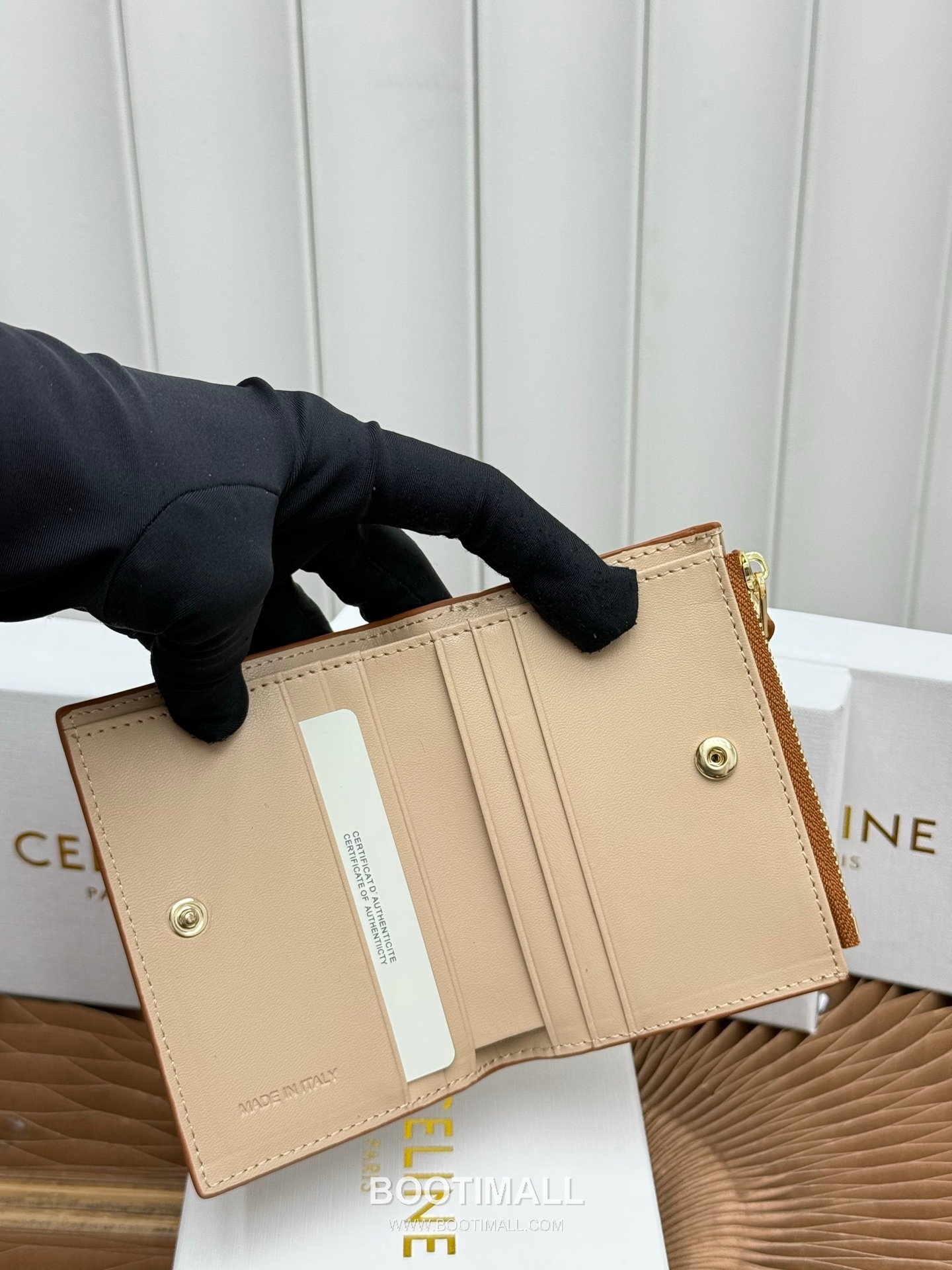 Celine Triomphe Small Wallet 셀린느 트리옹프 스몰 반지갑 L100254 10.5cm 8