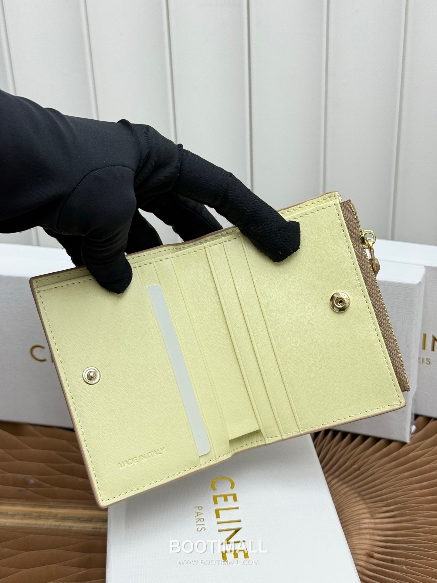 Celine Triomphe Small Wallet 셀린느 트리옹프 스몰 반지갑 L100254 10.5cm 8