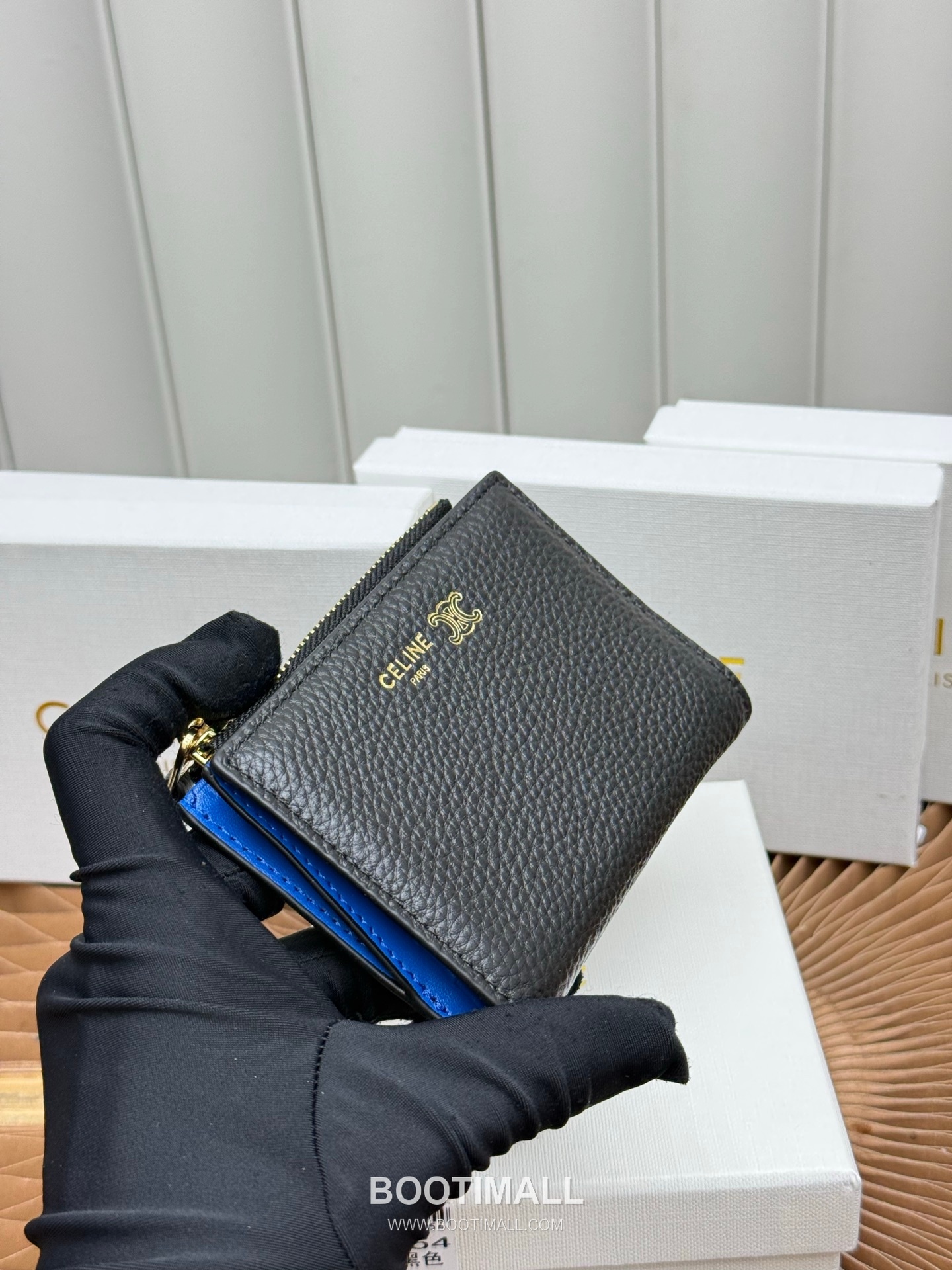 Celine Triomphe Small Wallet 셀린느 트리옹프 스몰 반지갑 L100254 10.5cm 3
