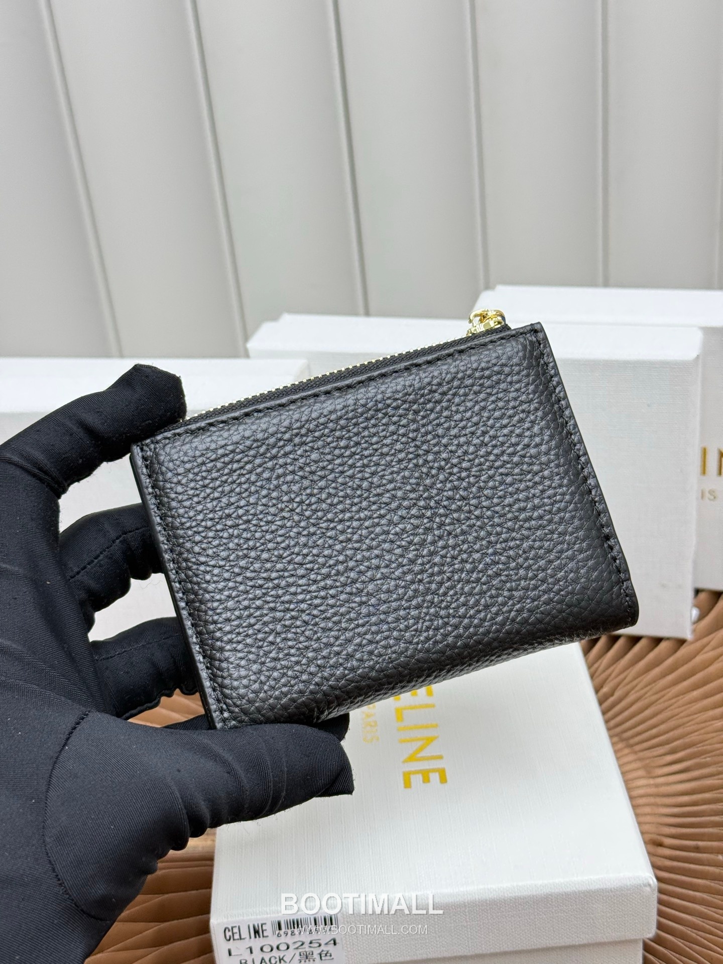 Celine Triomphe Small Wallet 셀린느 트리옹프 스몰 반지갑 L100254 10.5cm 4