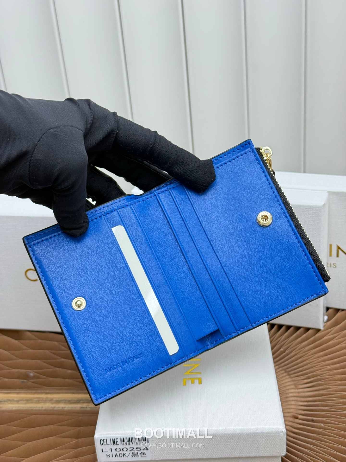 Celine Triomphe Small Wallet 셀린느 트리옹프 스몰 반지갑 L100254 10.5cm 8