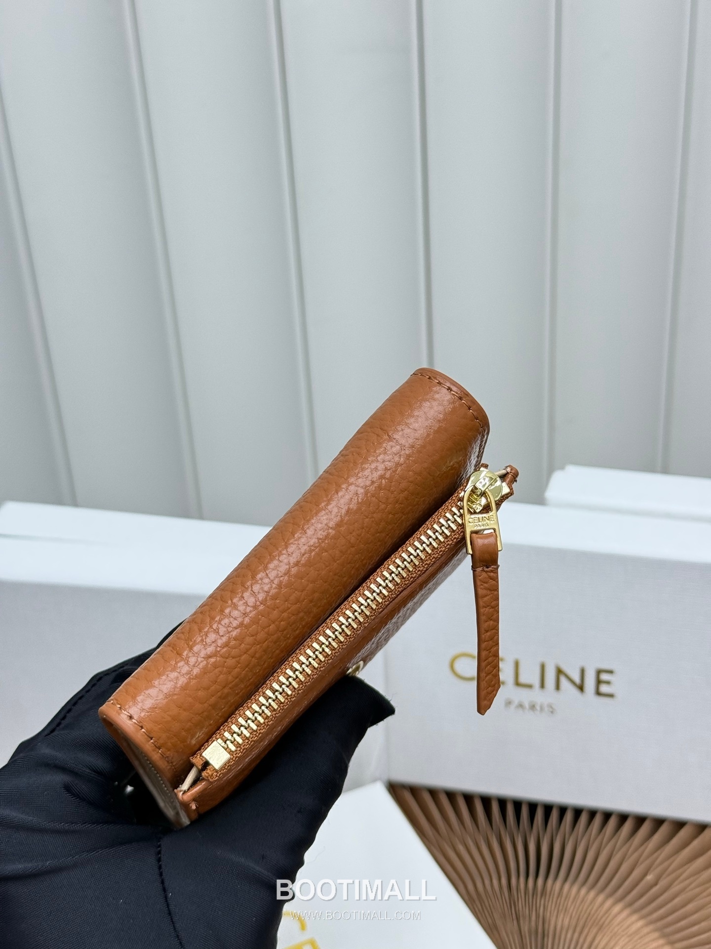 Celine Grained Calfskin Small Wallet 셀린느 그레인드 카프스킨 스몰 반지갑 L100654 10.5cm 7