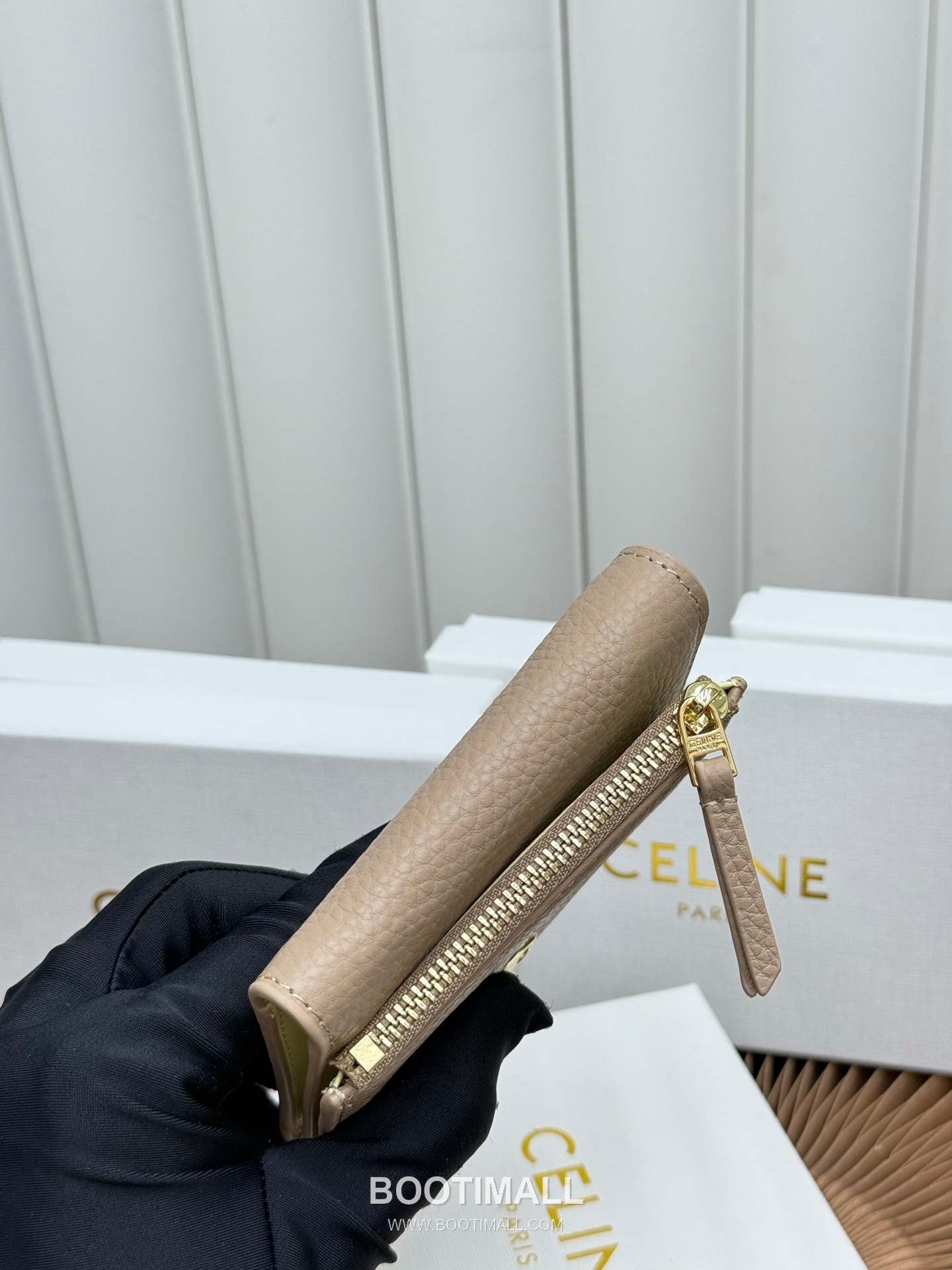 Celine Grained Calfskin Small Wallet 셀린느 그레인드 카프스킨 스몰 반지갑 L100654 10.5cm 7