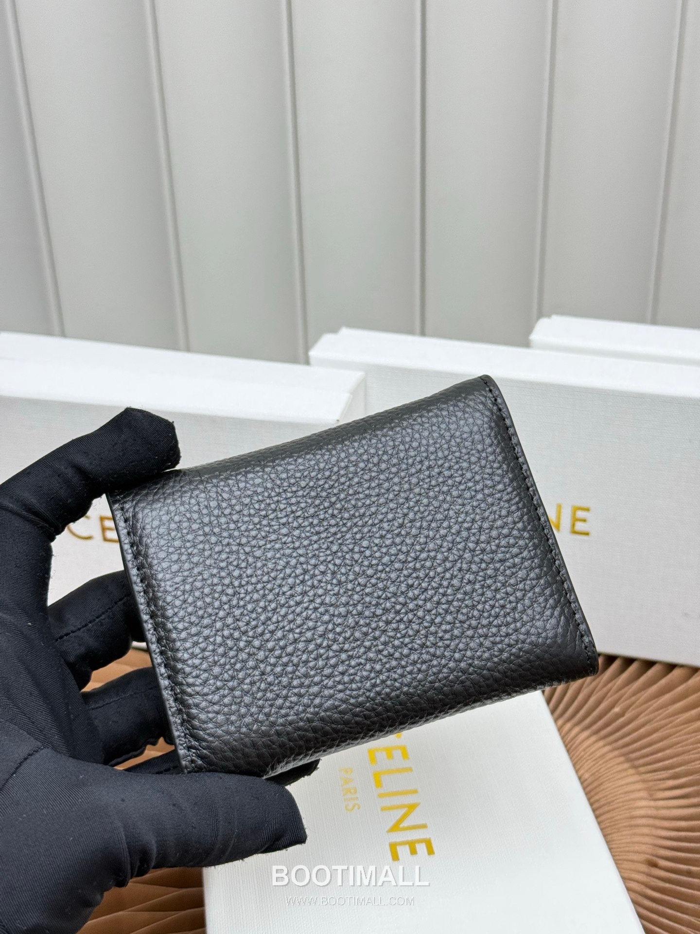 Celine Grained Calfskin Small Wallet 셀린느 그레인드 카프스킨 스몰 반지갑 L100654 10.5cm 4