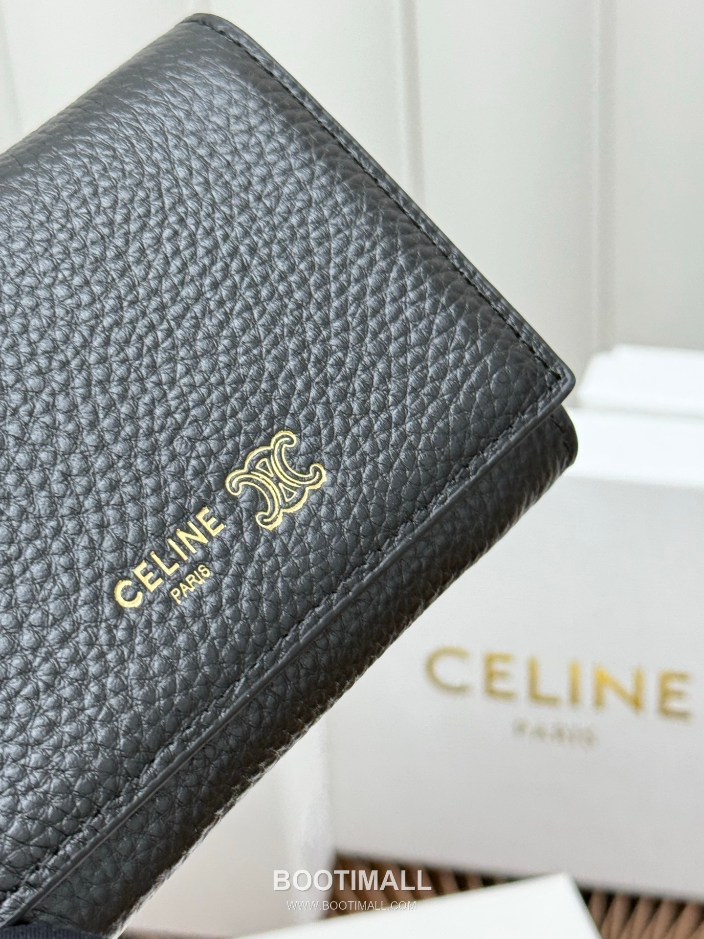 Celine Grained Calfskin Small Wallet 셀린느 그레인드 카프스킨 스몰 반지갑 L100654 10.5cm 5