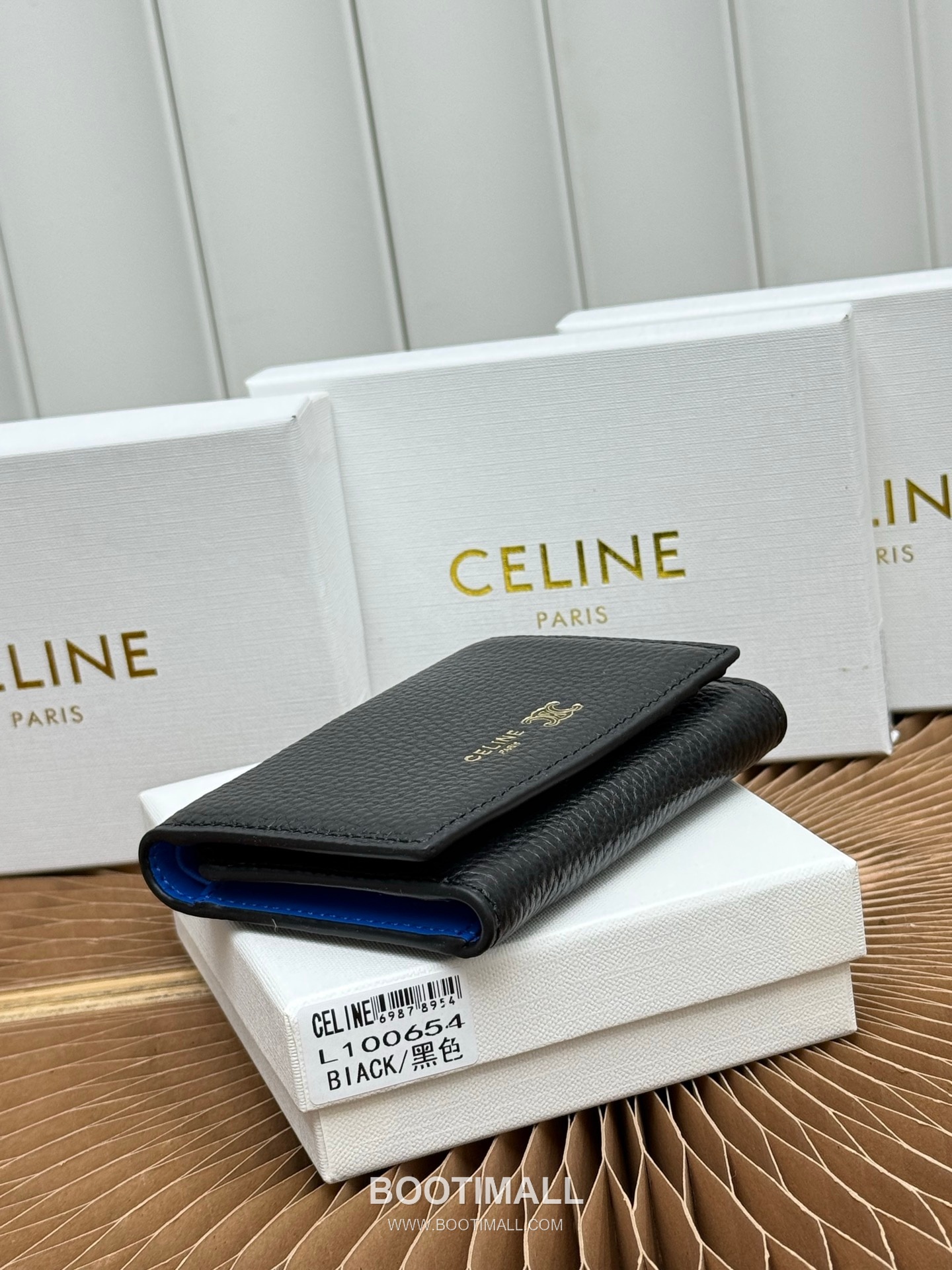 Celine Grained Calfskin Small Wallet 셀린느 그레인드 카프스킨 스몰 반지갑 L100654 10.5cm 6